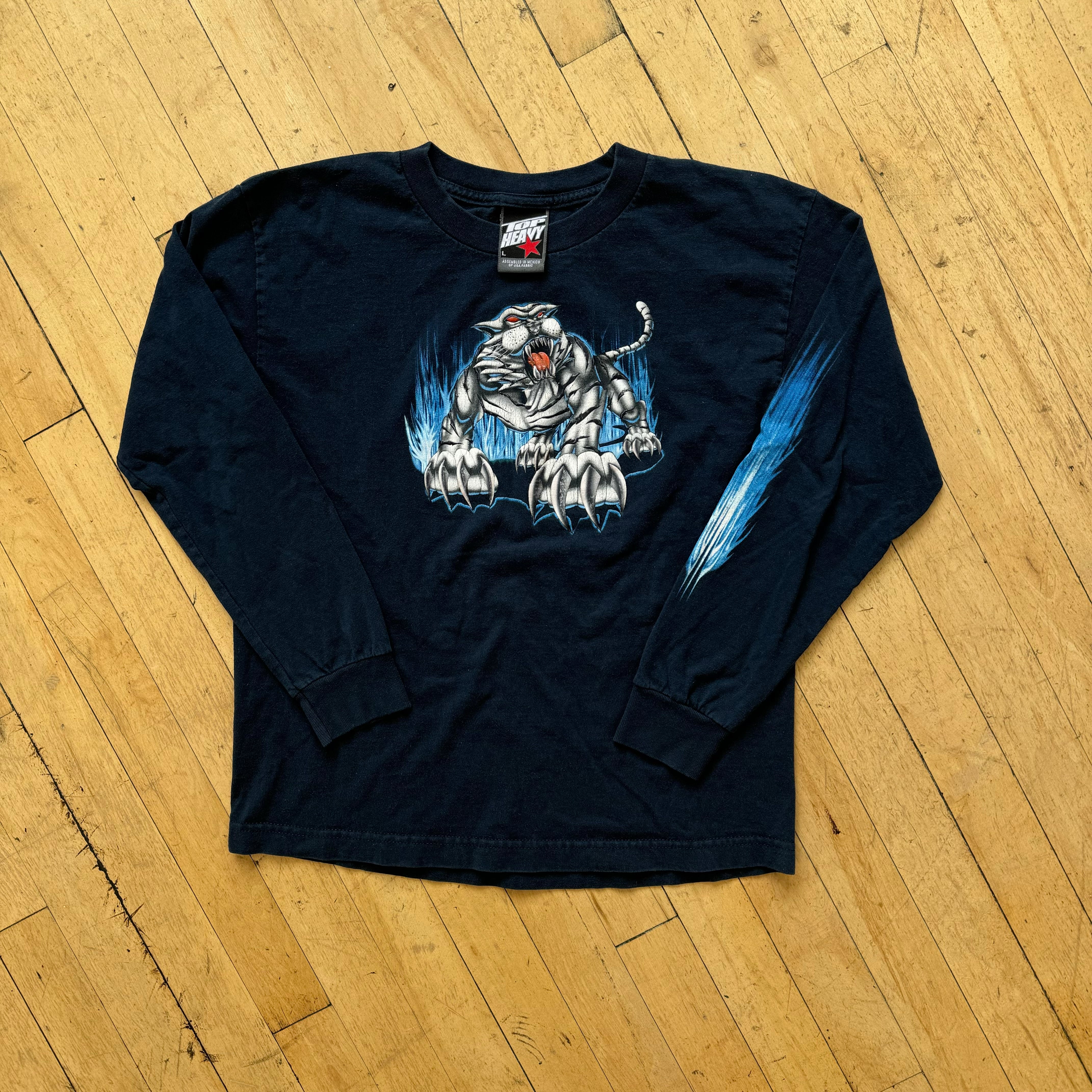 Y2K Top Heavy T-shirt Sz S – 605-Thrift Heat