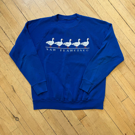 Vintage San Francisco SpellOut CrewNeck Sz S