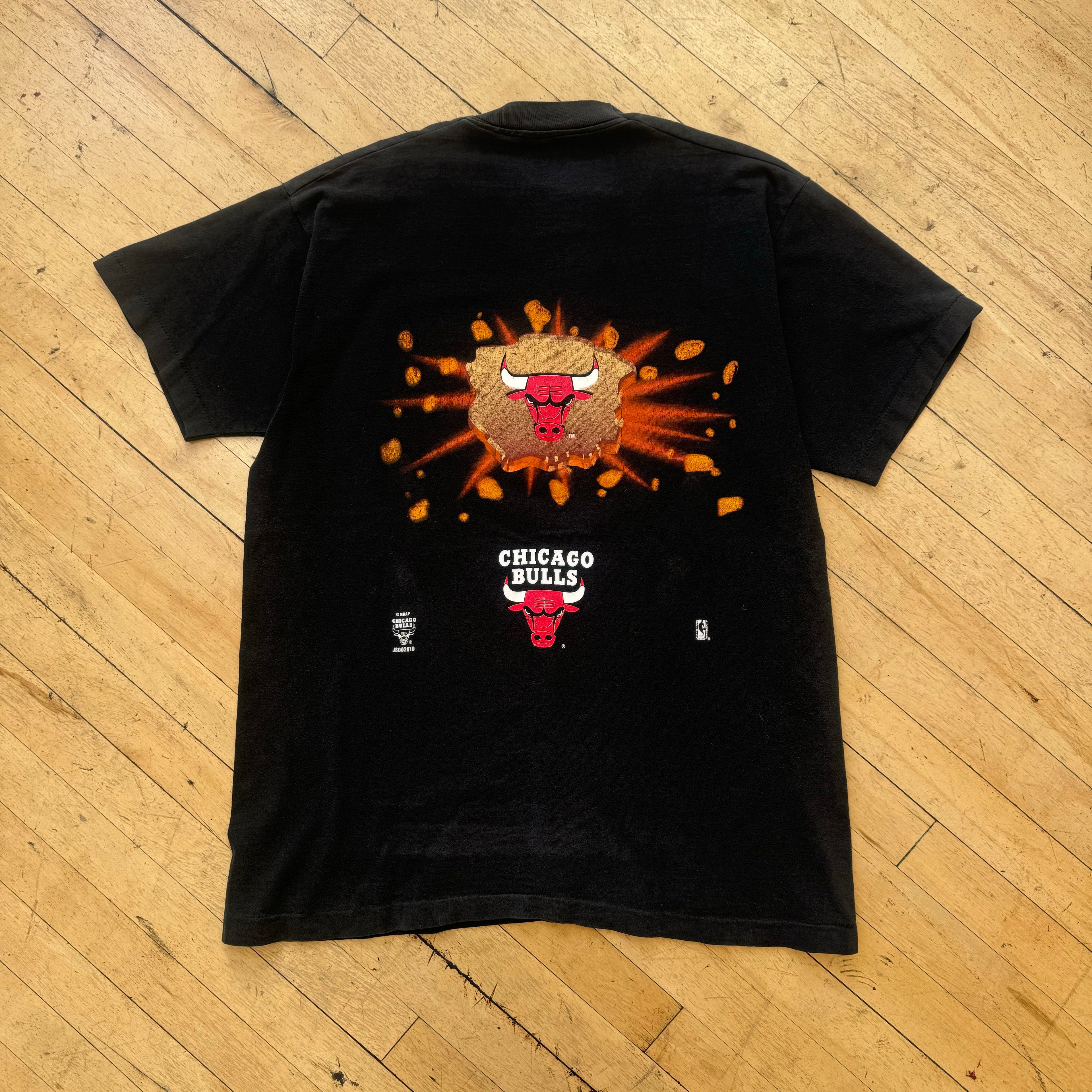 Vintage Chicago Bulls Shatter Backboard T-shirt Sz XL