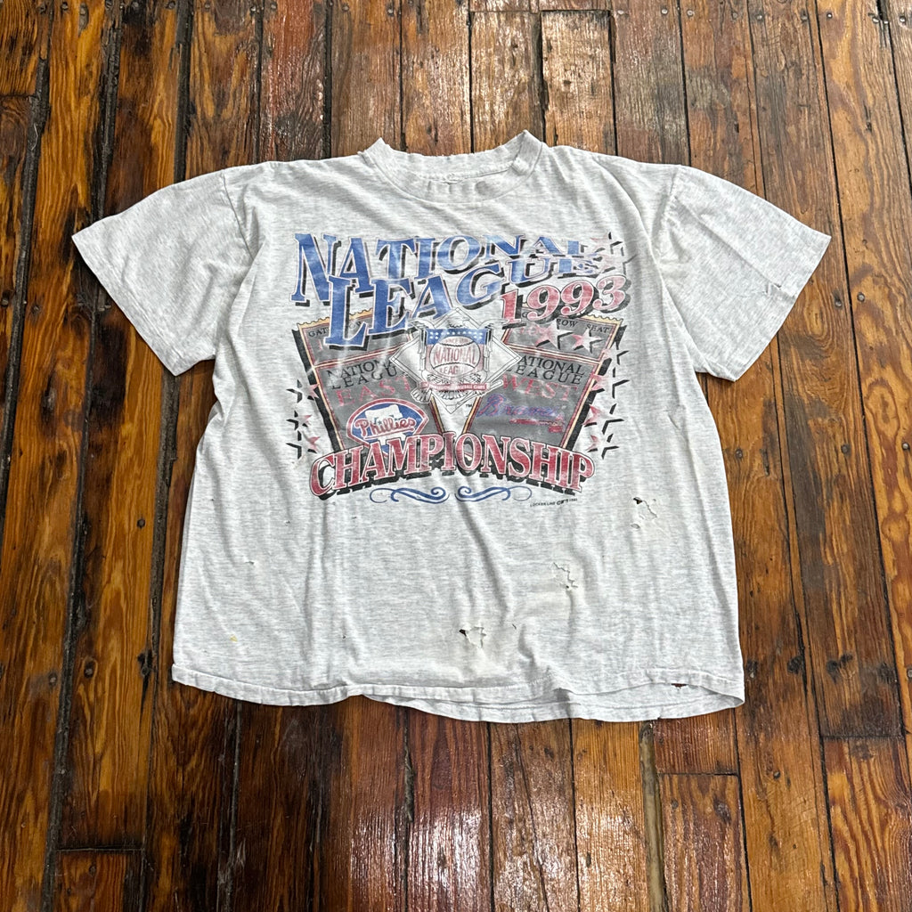 Vintage Thrashed National League  Champion’s T-shirt Sz L