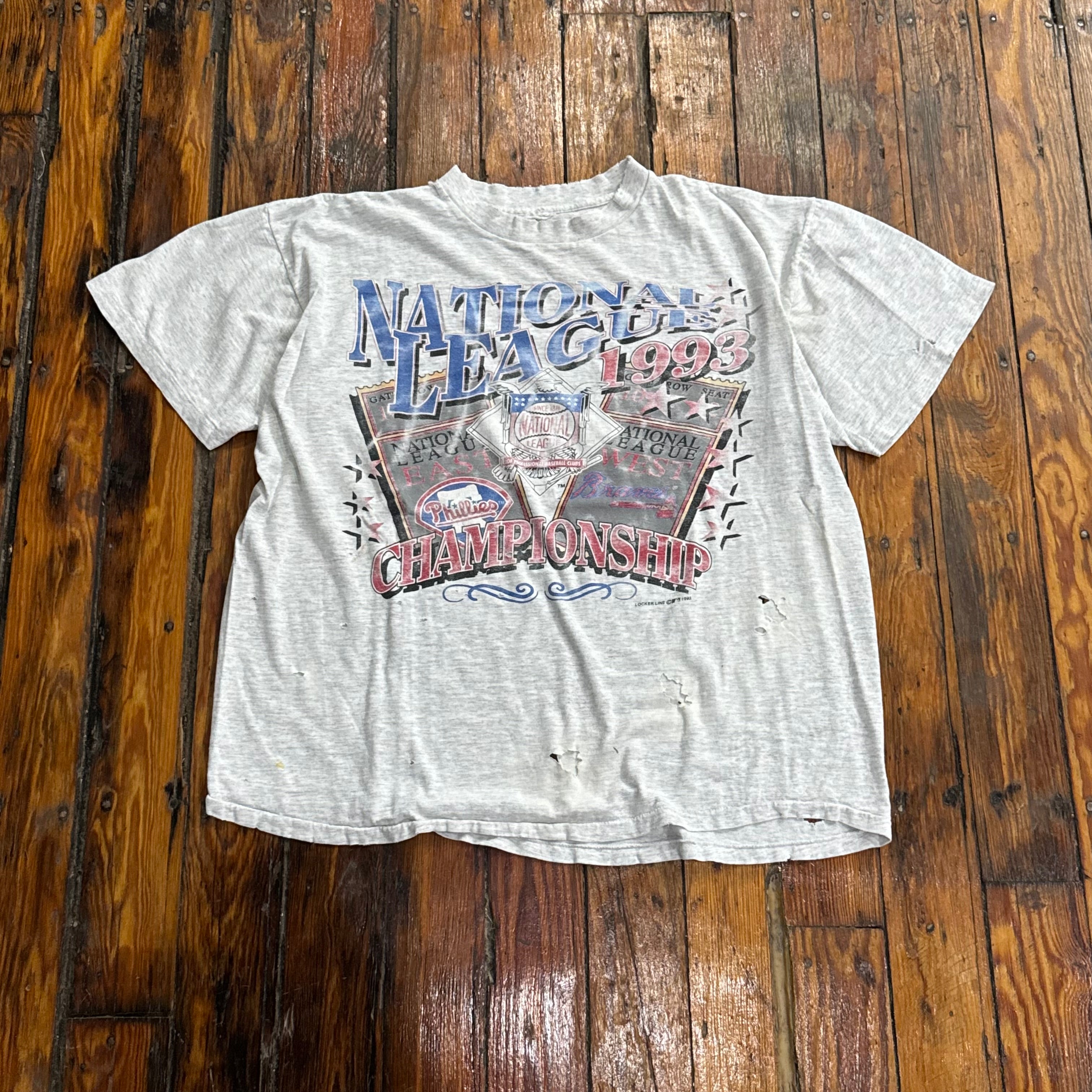 Vintage Thrashed National League  Champion’s T-shirt Sz L