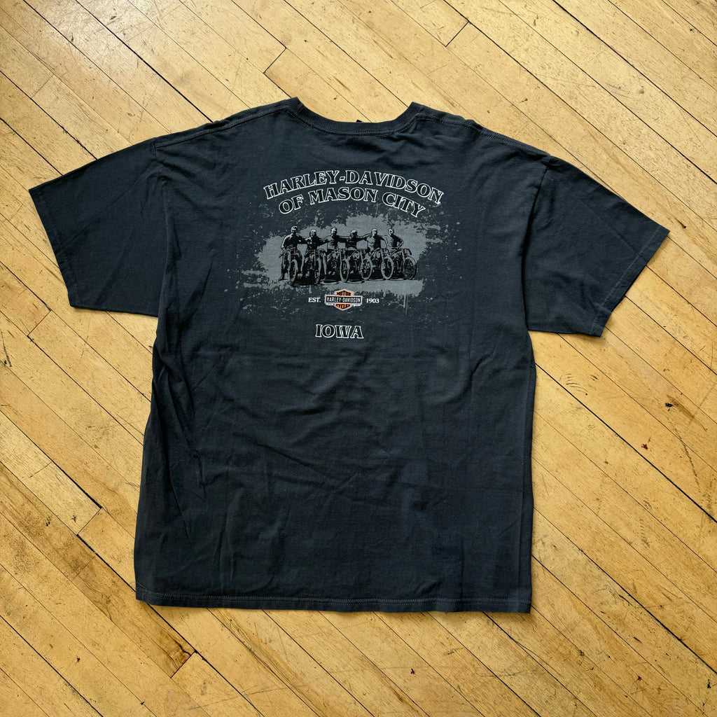 Harley Davidson Skull Iowa T-shirt Sz XXL
