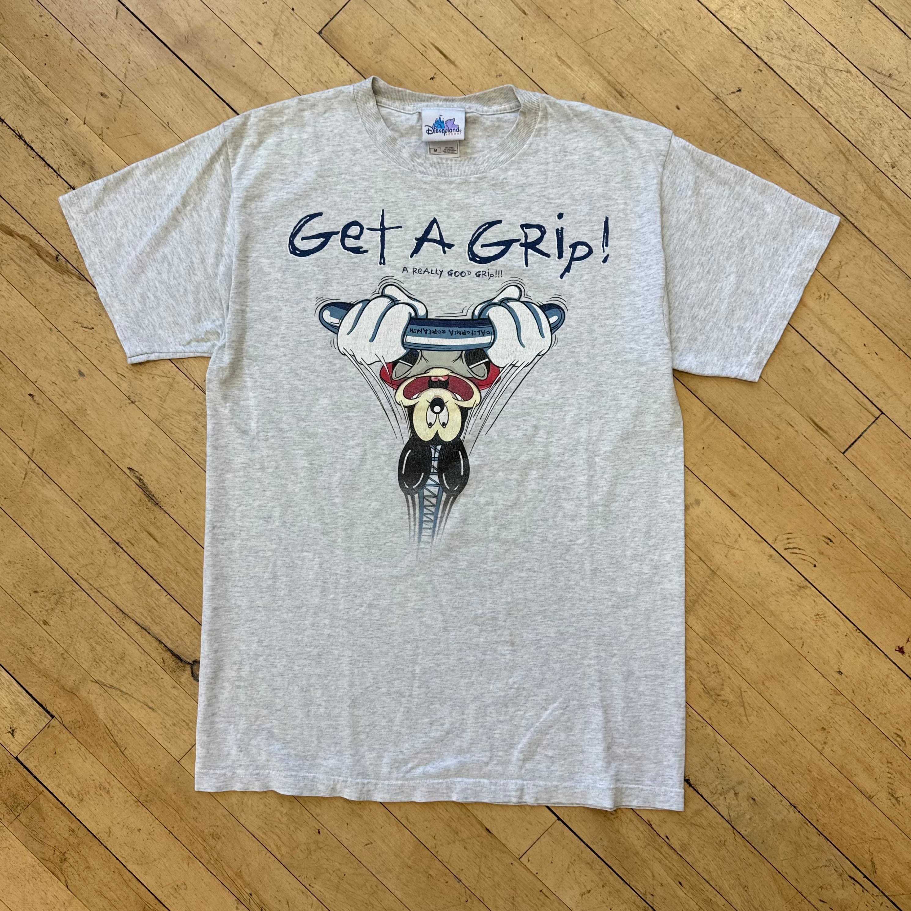Vintage Get a Grip Mickey Mouse T-shirt Sz L