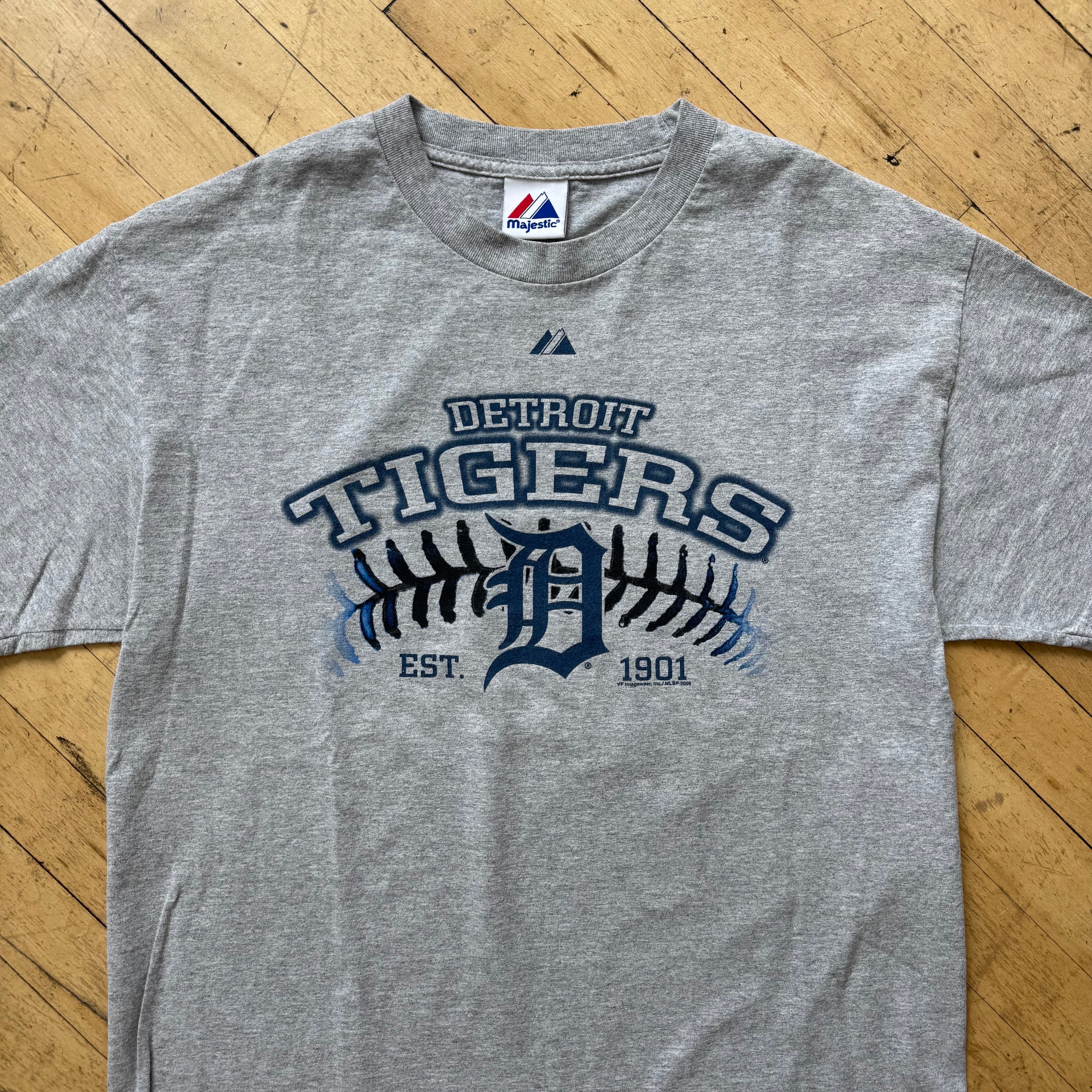 Y2K Detroit Tigers MLB T-shirt Sz L