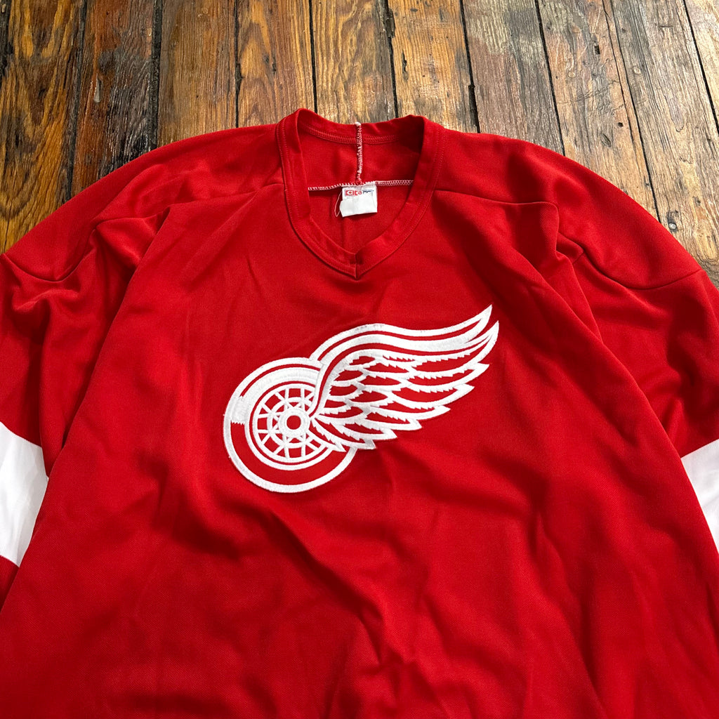 Vintage Detroit Red Wings Hockey Jersey Sz XL