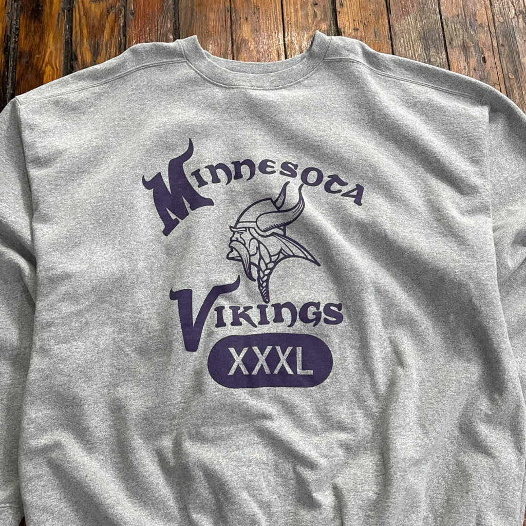 Vintage Minnesota Vikings CrewNeck Sz XXXL