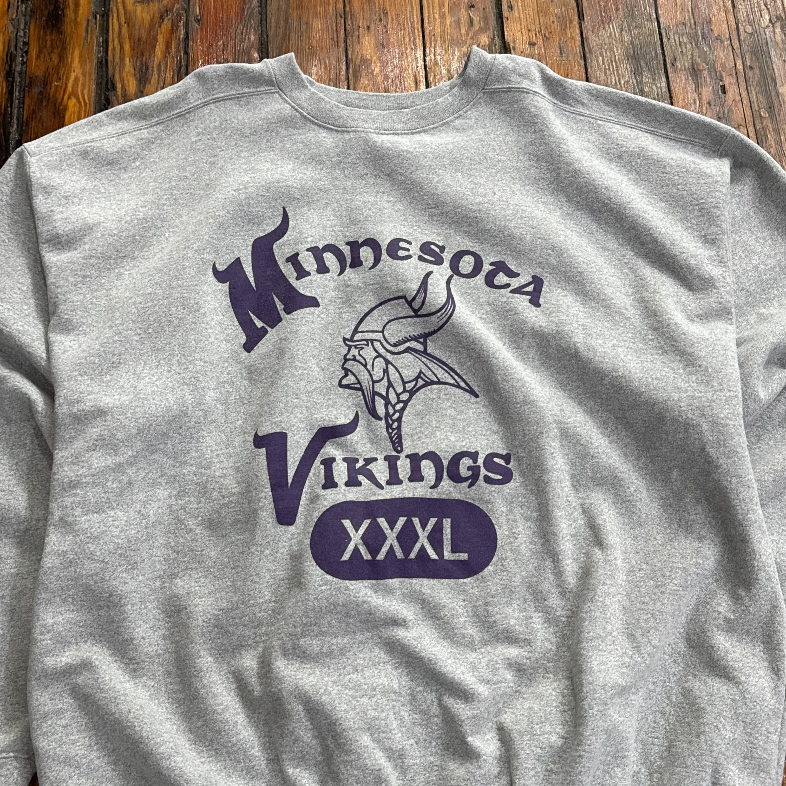 Vintage Minnesota Vikings CrewNeck Sz XXXL