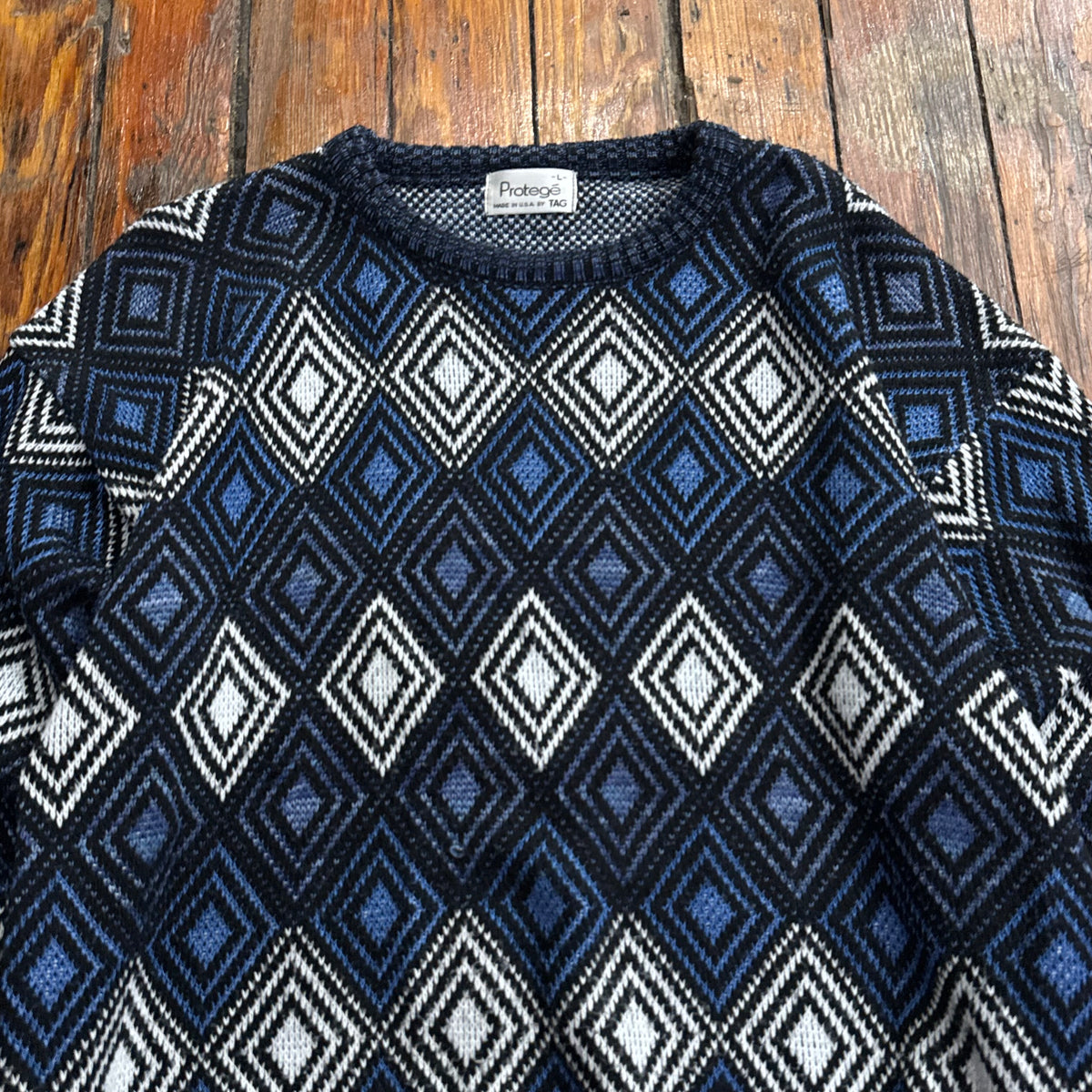 Vintage Protege Knit Sweater Sz L