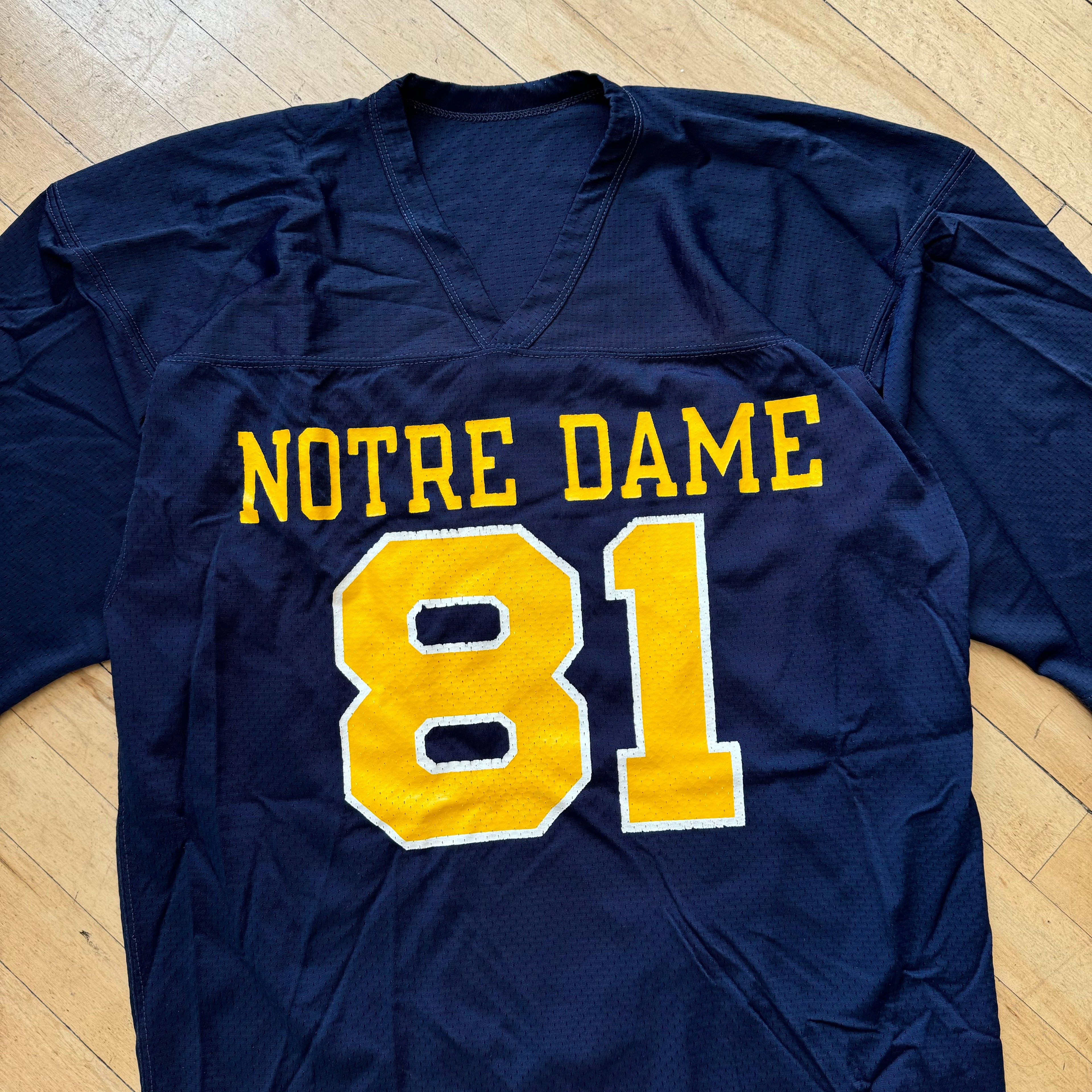 Vintage Champion Notre Dame football practice Jersey #81 Sz XL