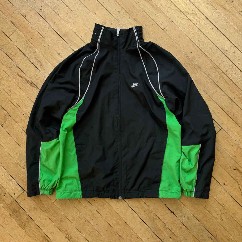 Y2K Nike Zip-Up Windbreaker Jacket Sz M