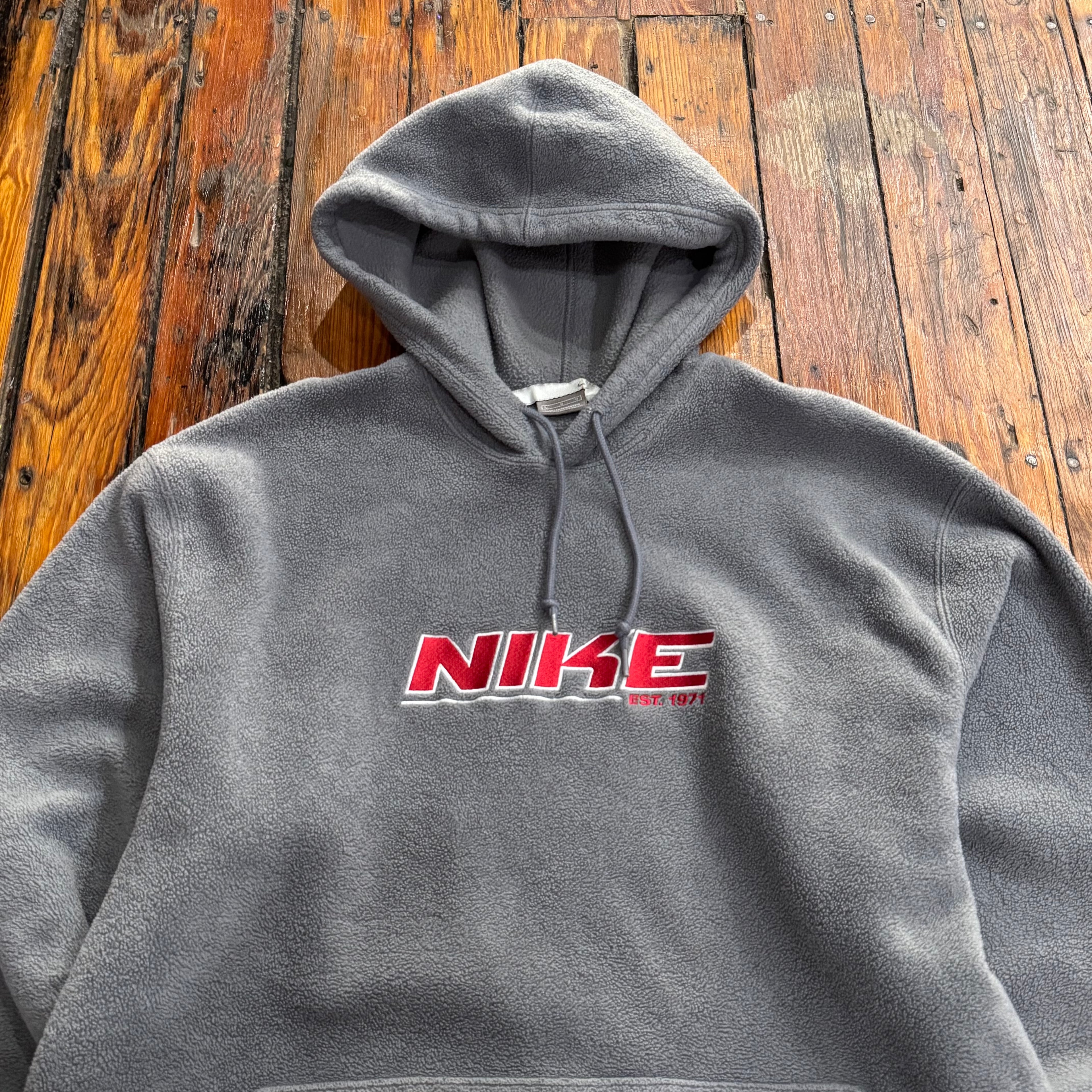 Vintage Fleece Nike Hoodie Sz L