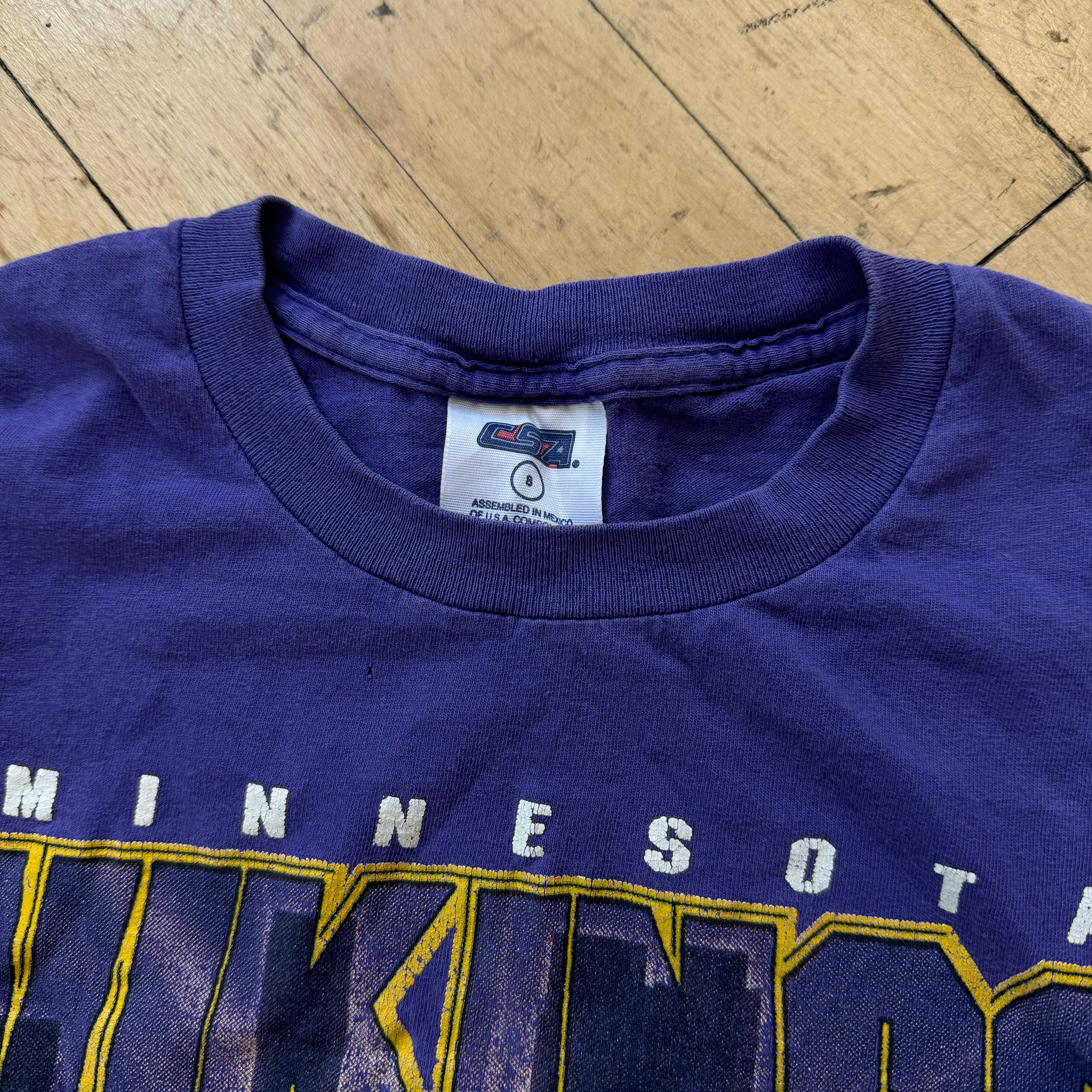 Vintage Minnesota Vikings T-shirt Sz 8