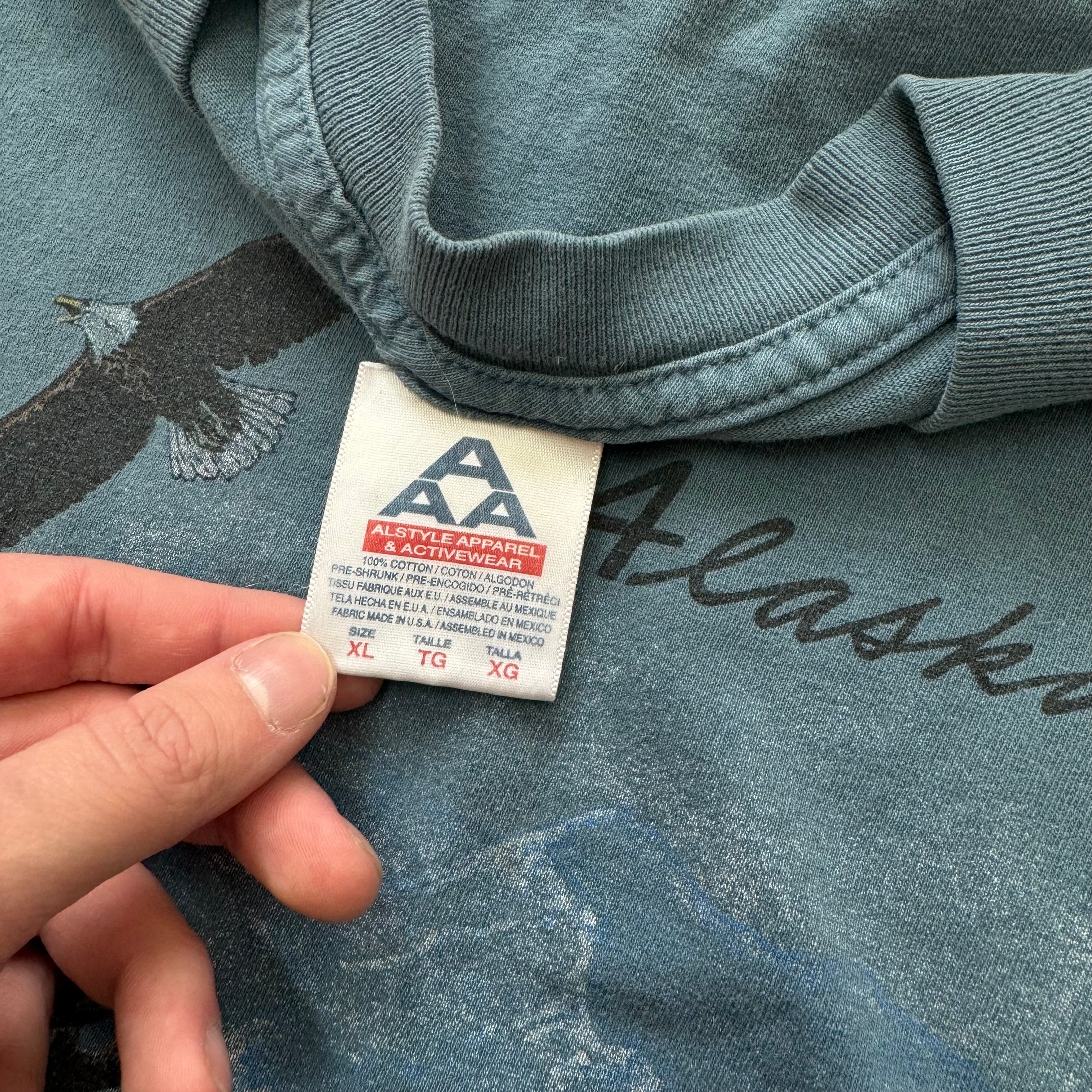 Vintage Alaska Nature T-shirt Sz XL