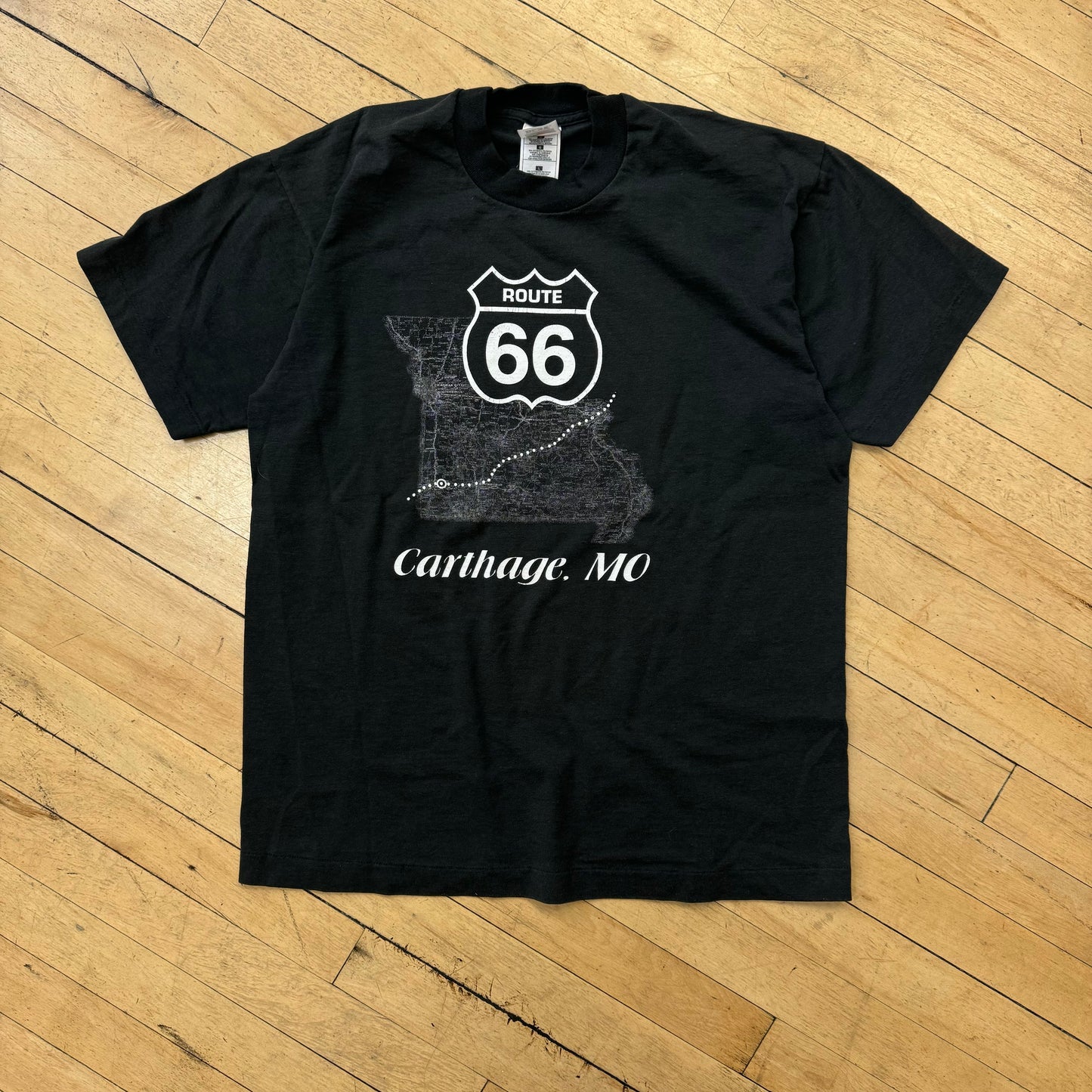 Vintage Carthage, MO Route 66 T-shirt Sz L