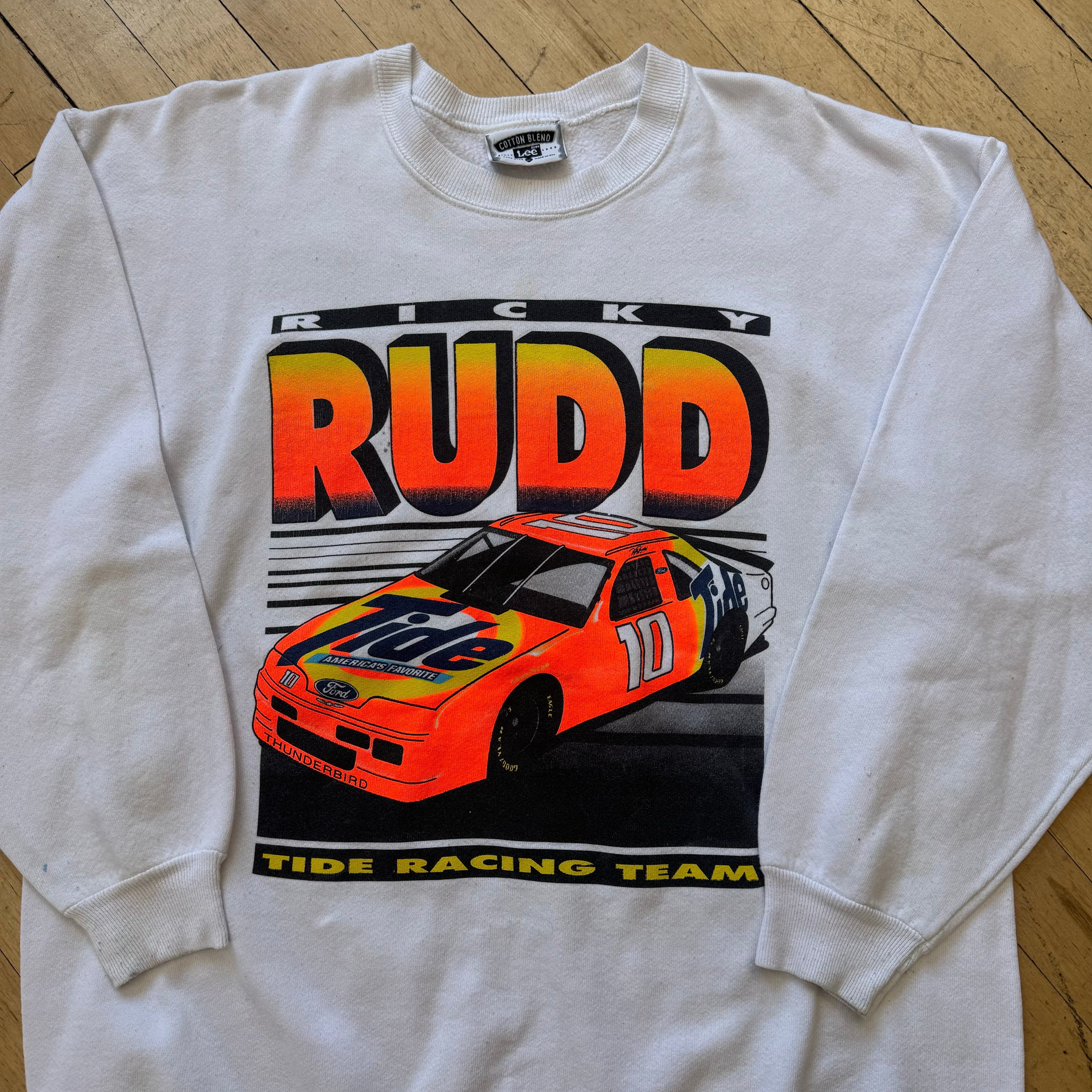 Vintage NASCAR Tide Rudd CrewNeck Sz L