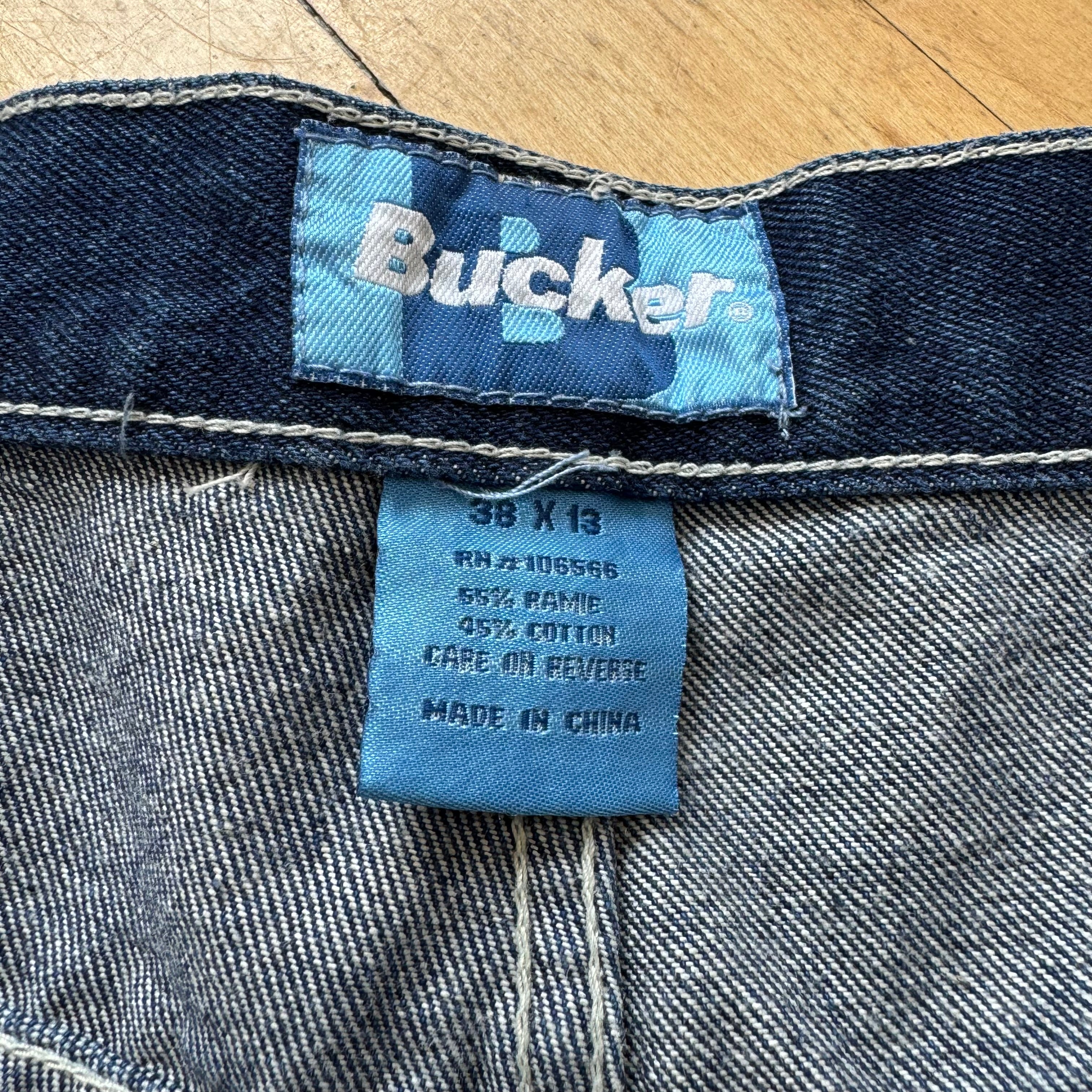 Y2K Bucker Jean Denim Jean Shorts Sz 38