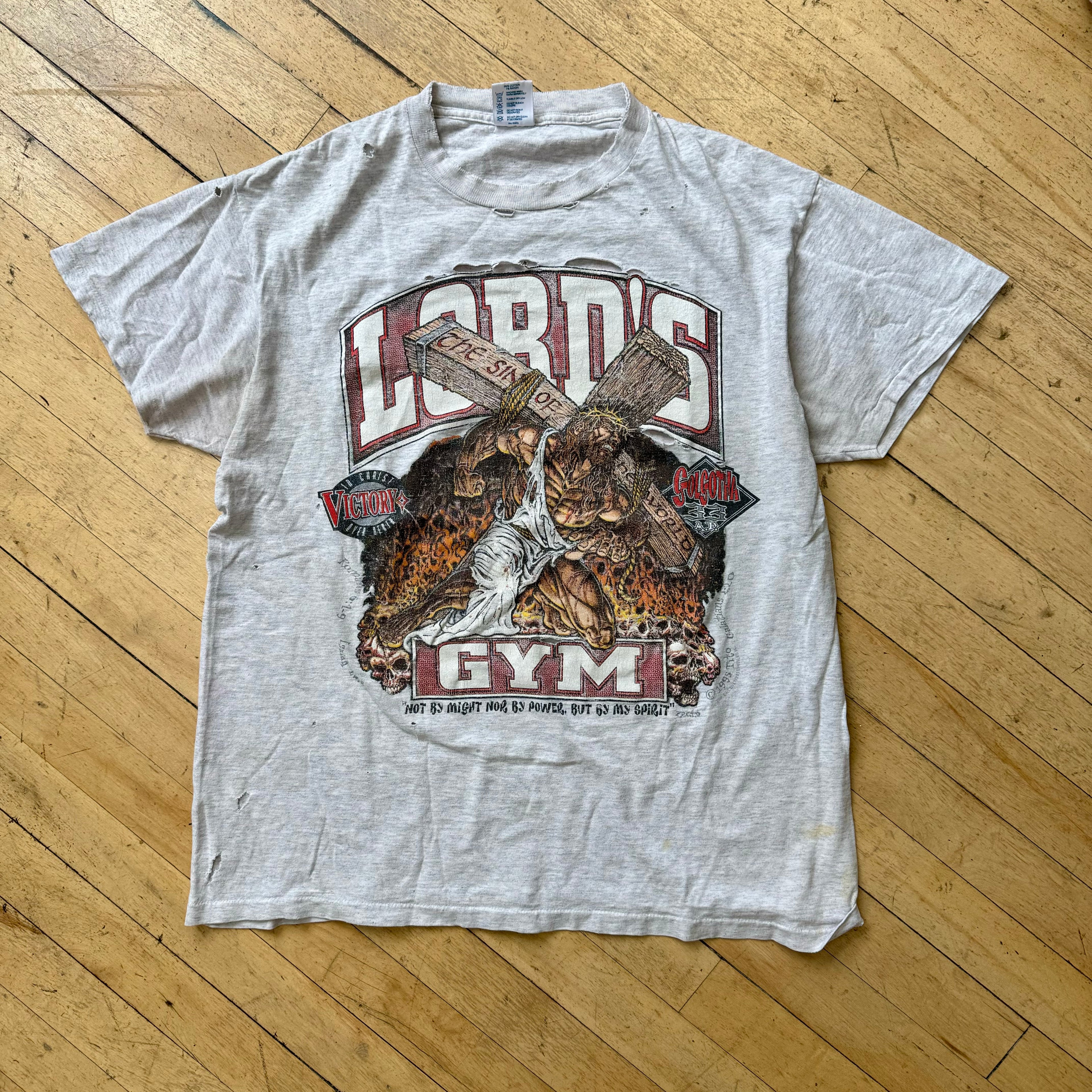 Vintage Lords Gym No sweat T-shirt Sz L