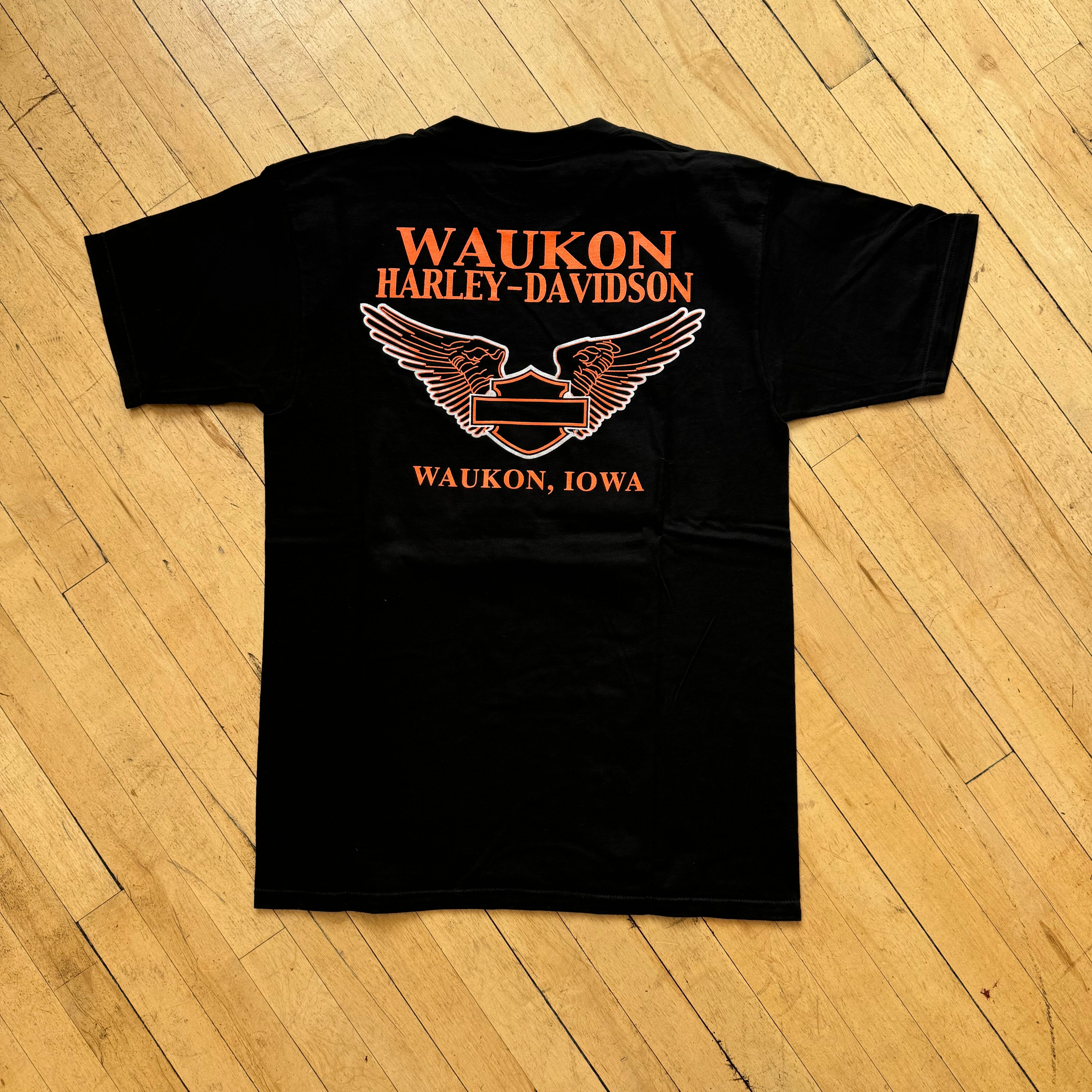 2000s Harley Davidson Waukon Iowa T-shirt Sz L