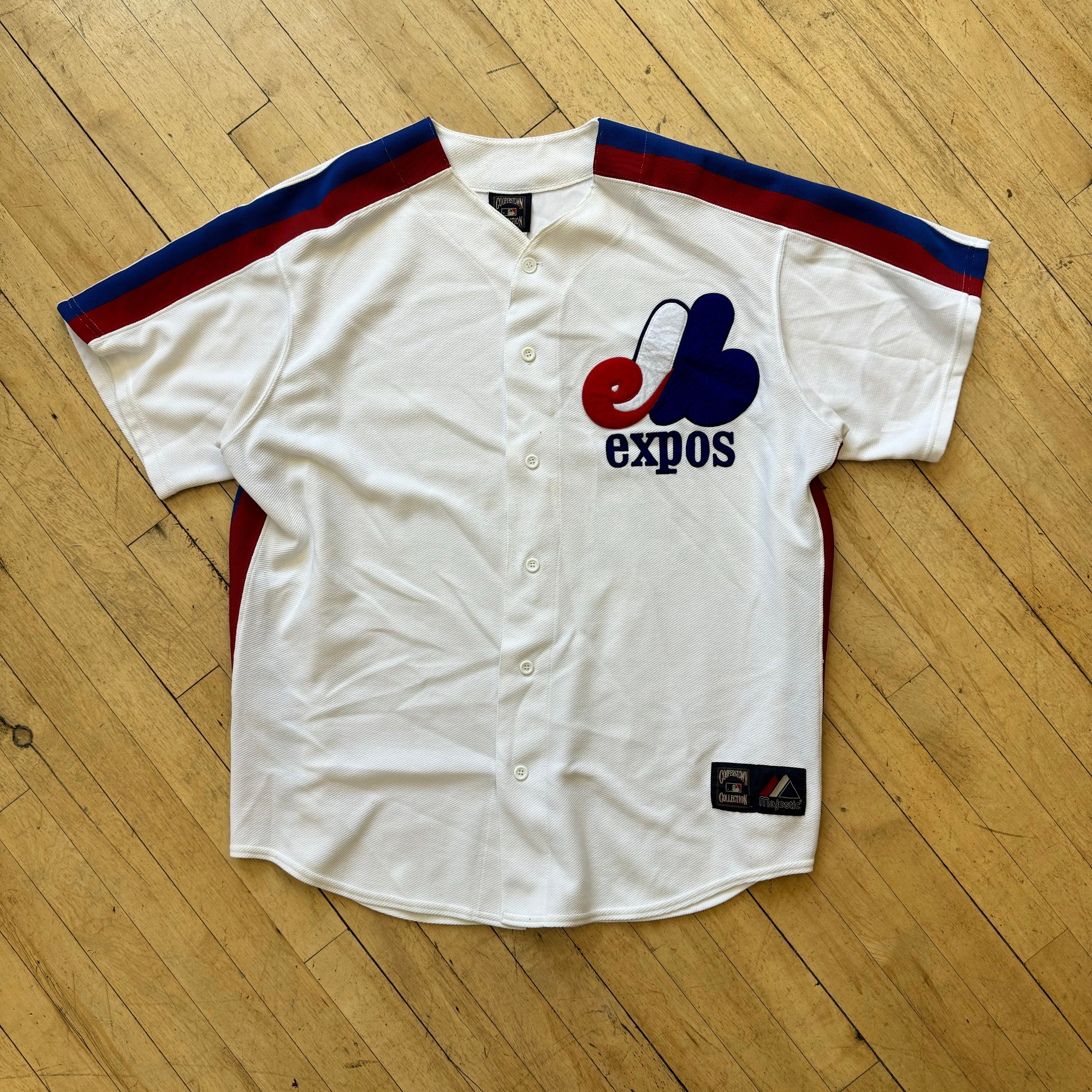 Majestic Montreal Expos Cooperstown Throwback Jersey Sz XL