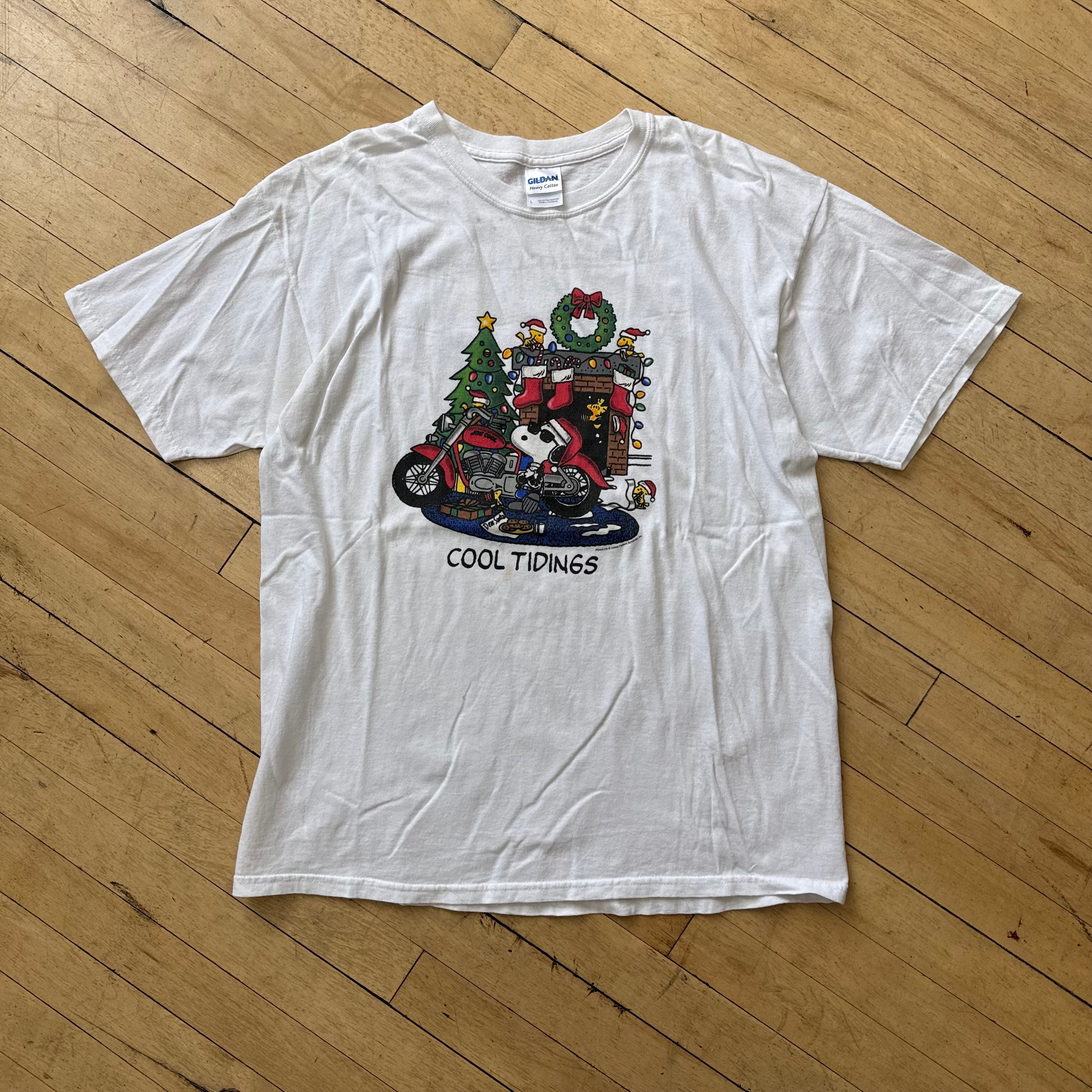 Vintage Joe Cool “Cool Tidings” Christmas T-shirt Sz M