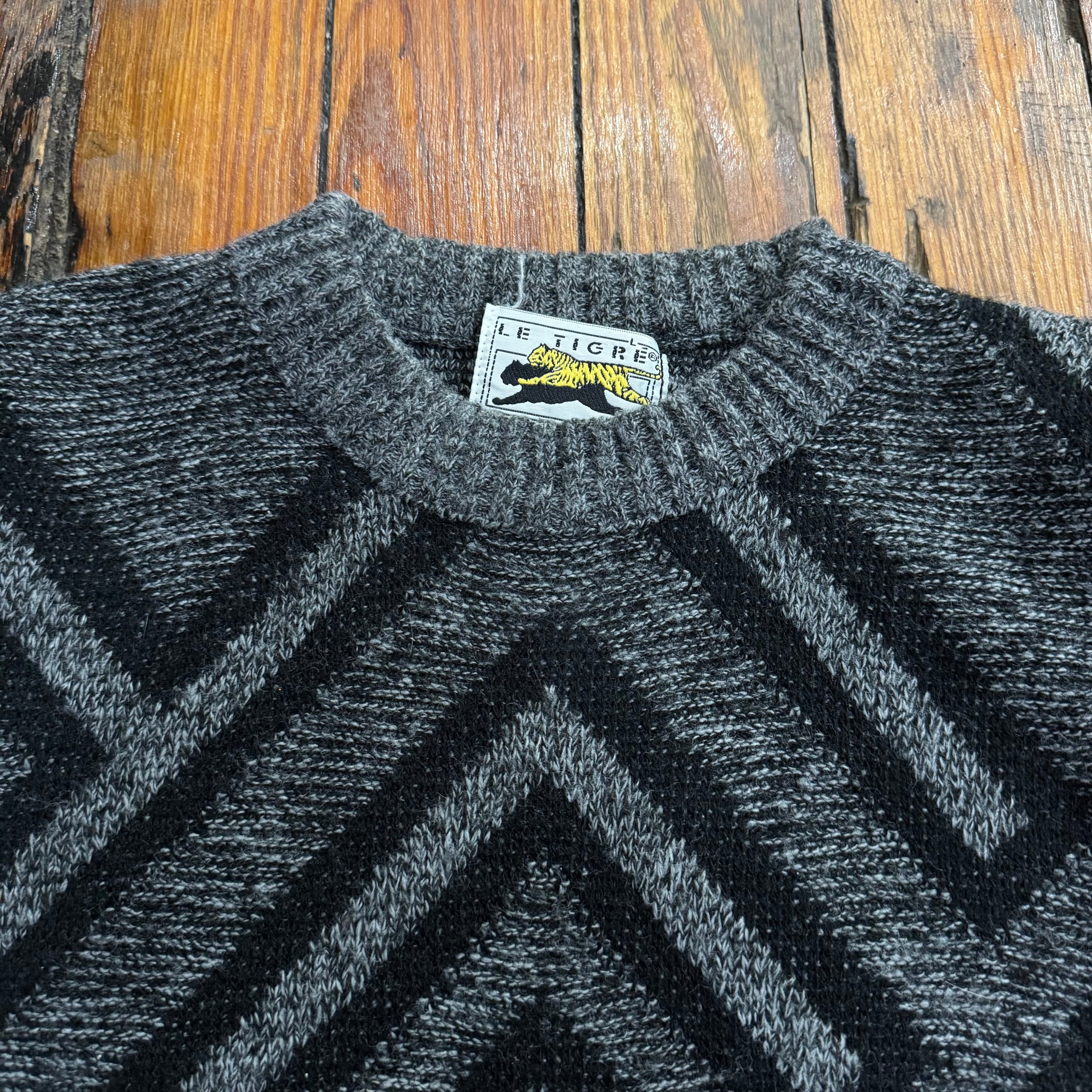 Vintage Le Tigre Knitted Sweater Sz L