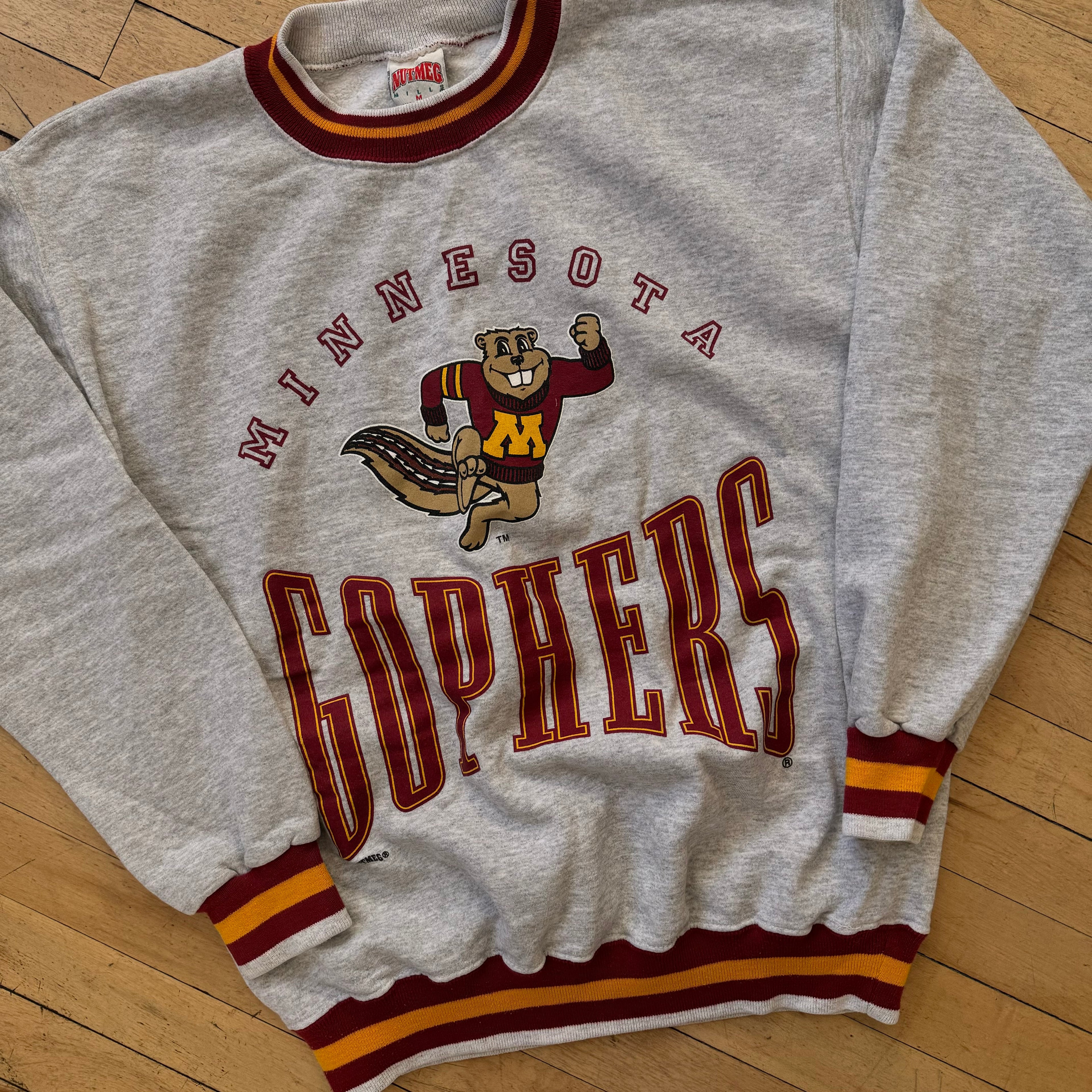 Vintage Minnesota Gophers CrewNeck Sz M