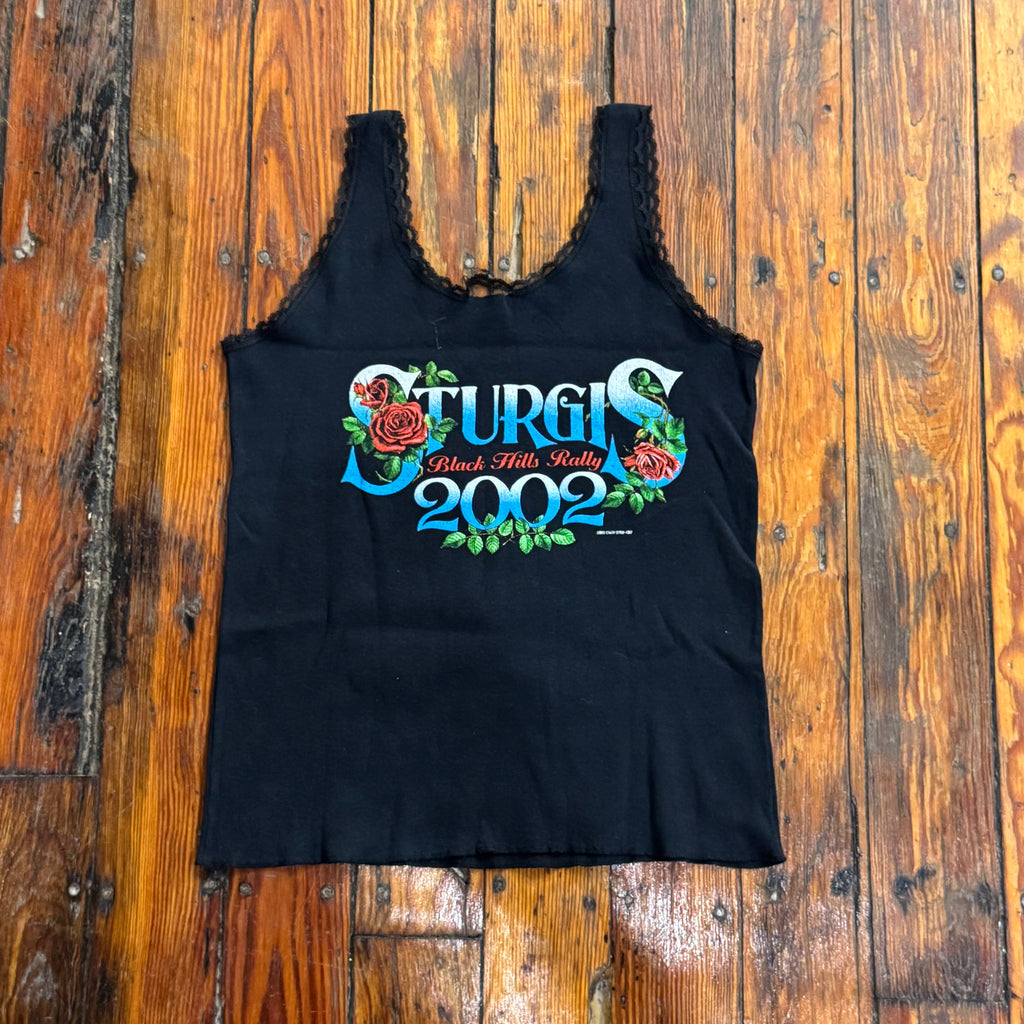 Vintage Sturgis Ralley Rose TankTop Sz M