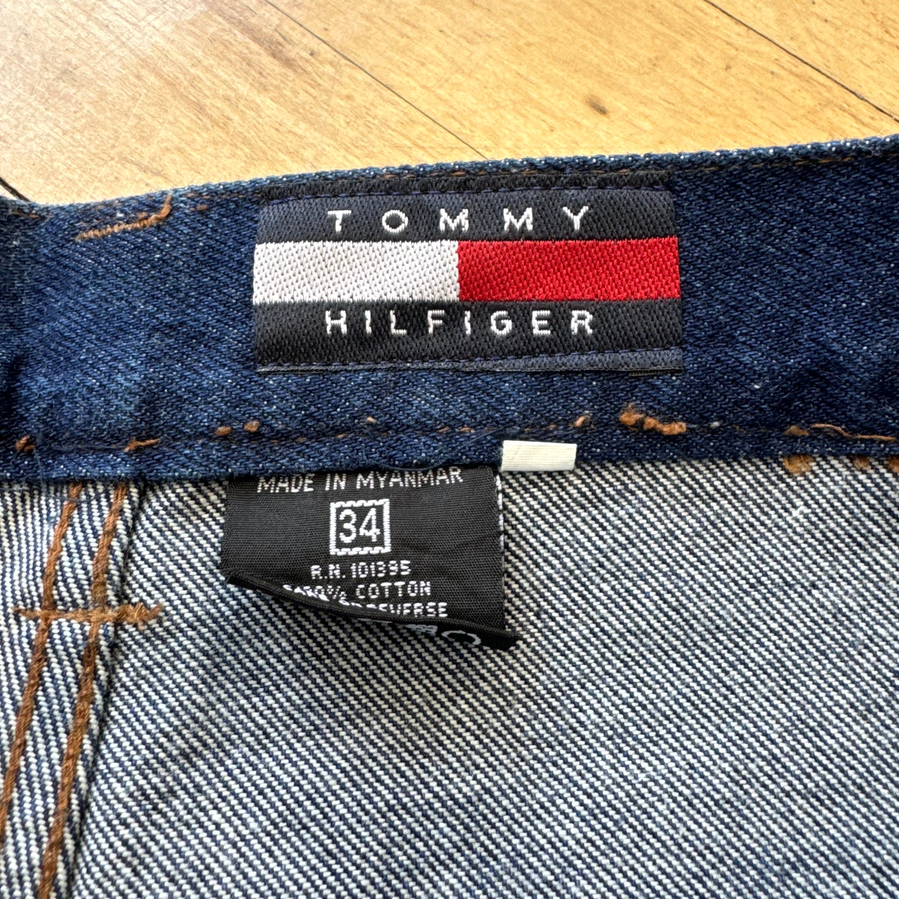 Vintage Bootleg Tommy Embroidered Jorts