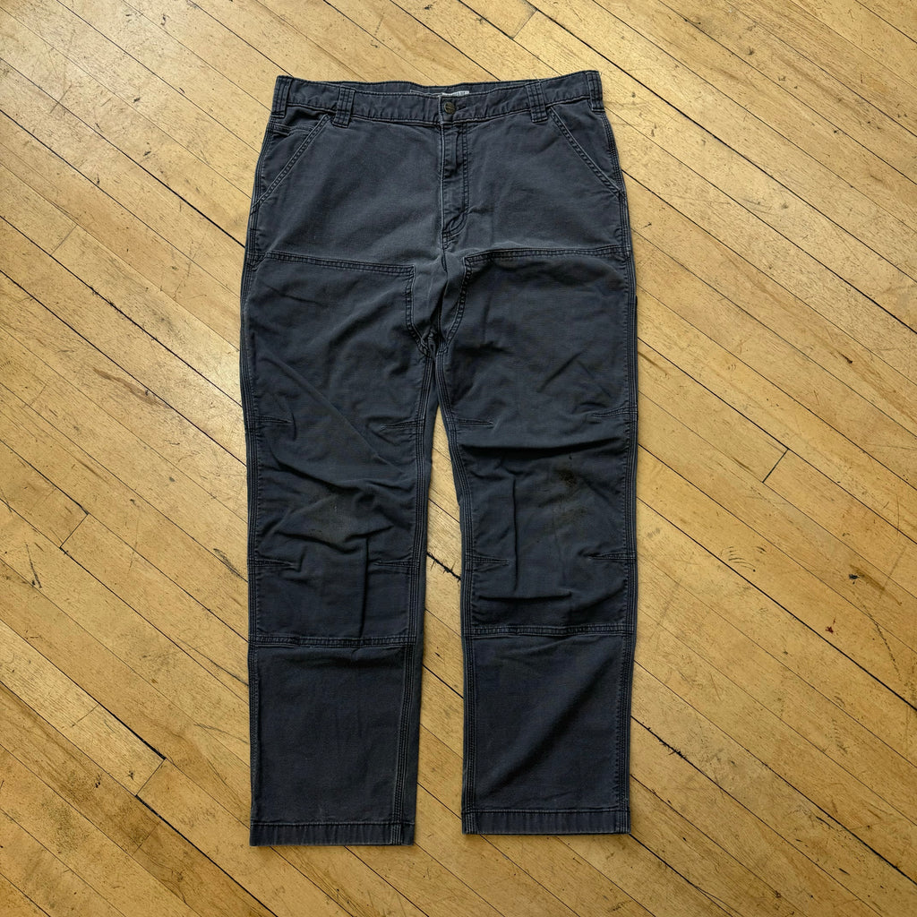 Y2K Grey Carhartt Khaki Double Knee Pants Sz 36x32