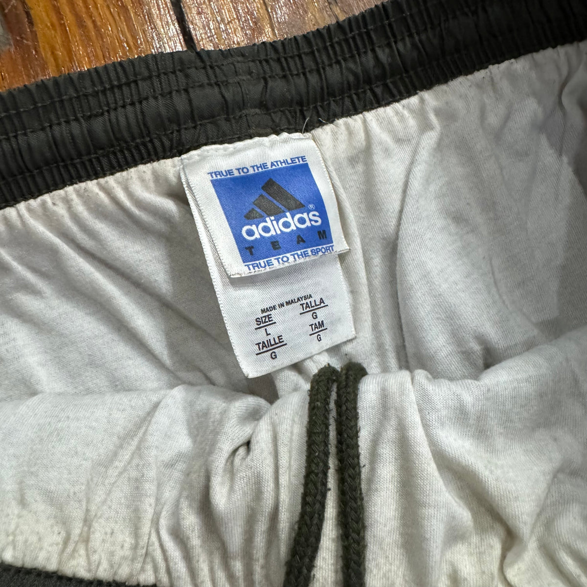 Vintage Olive Adidas TrackPants Sz L