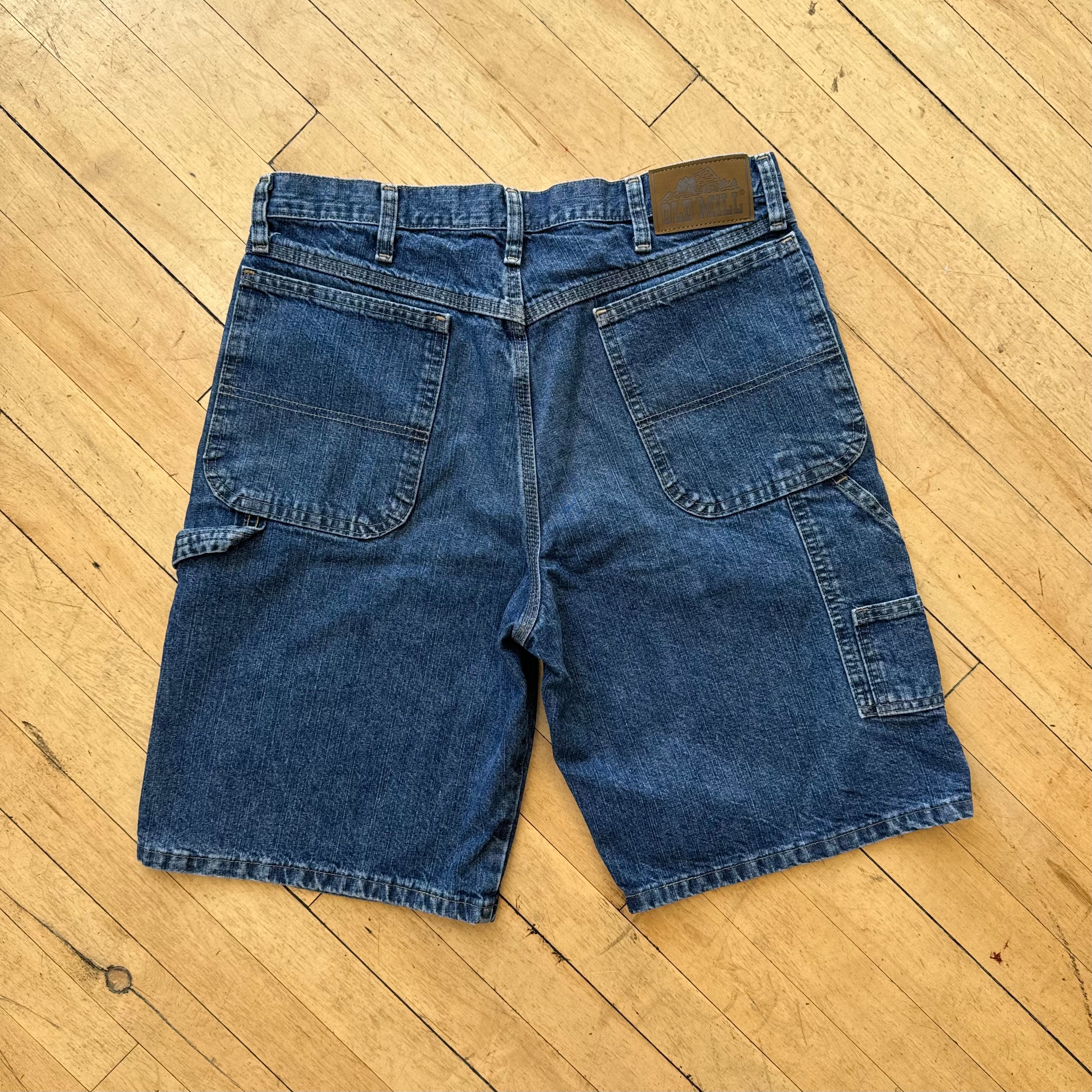 Vintage Old Mill Denim Jean Shorts Sz 34