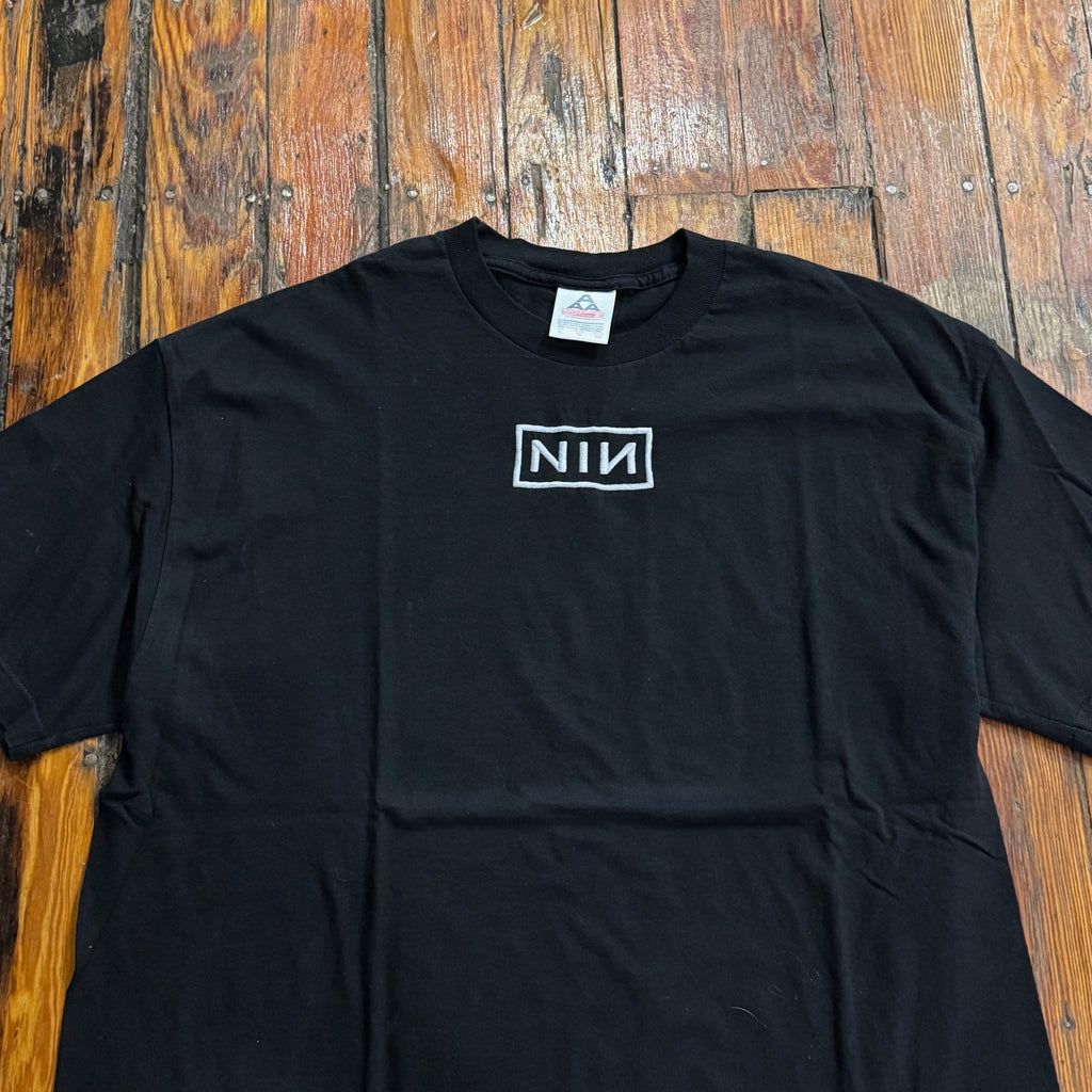 Vintage NIN Embroidered T-shirt Sz XL