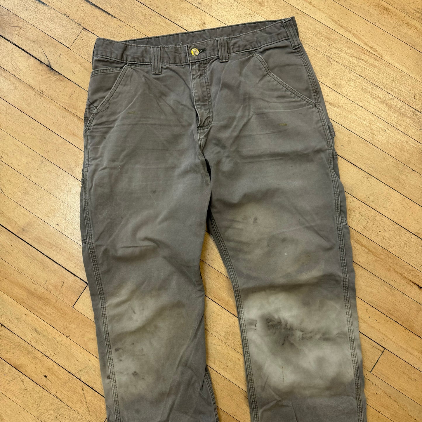 Vintage Thrashed & Faded Carhartt Cargo Pants Sz 36x32