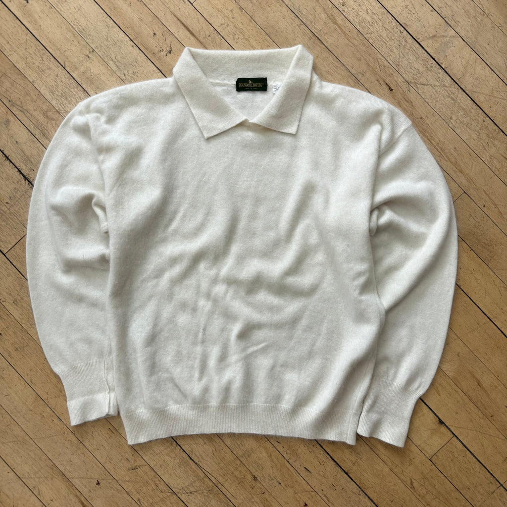 Vintage Wool Boundary Waters Sweater Sz L