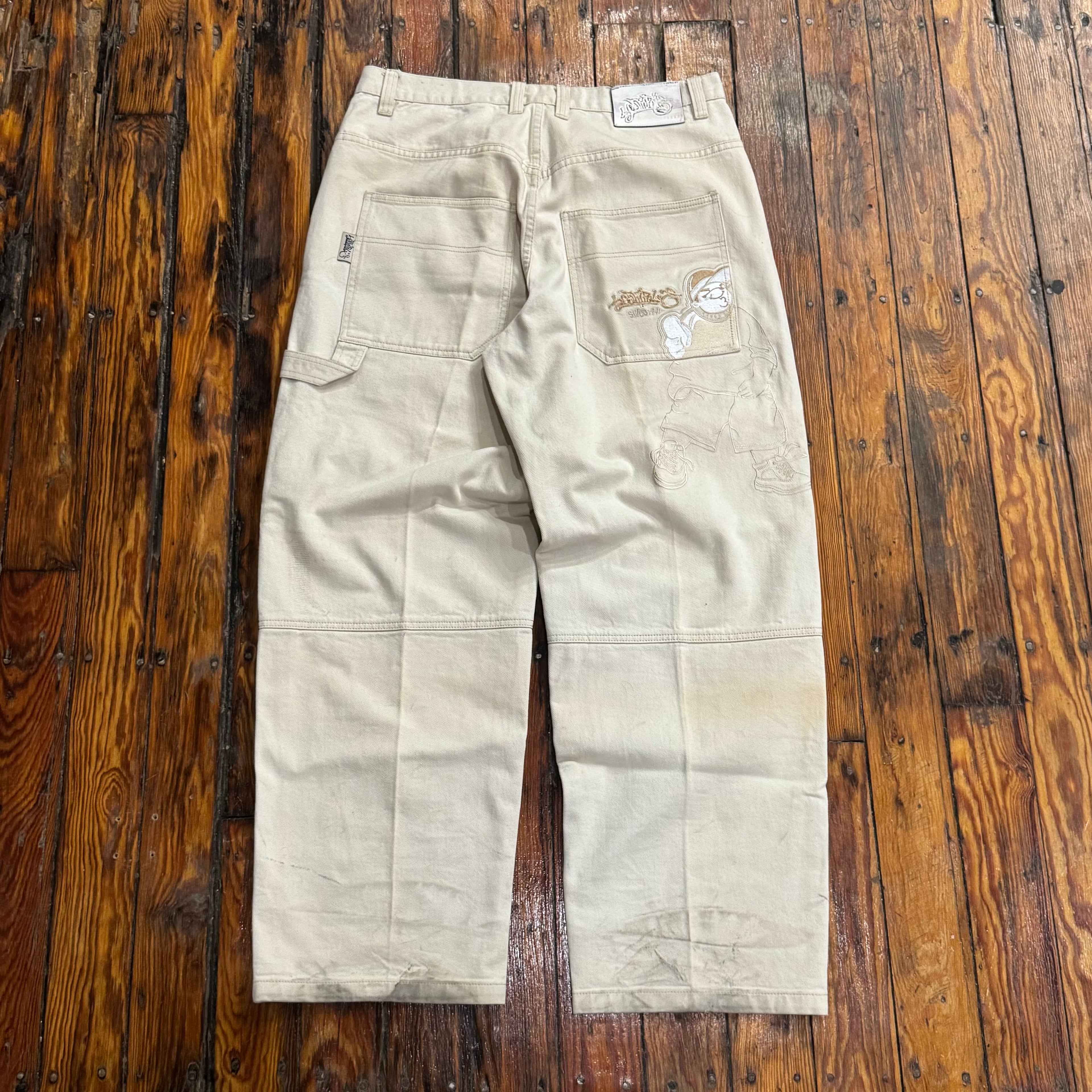 Vintage Baggy B-Boy SouthPole Denim Jeans Sz 36