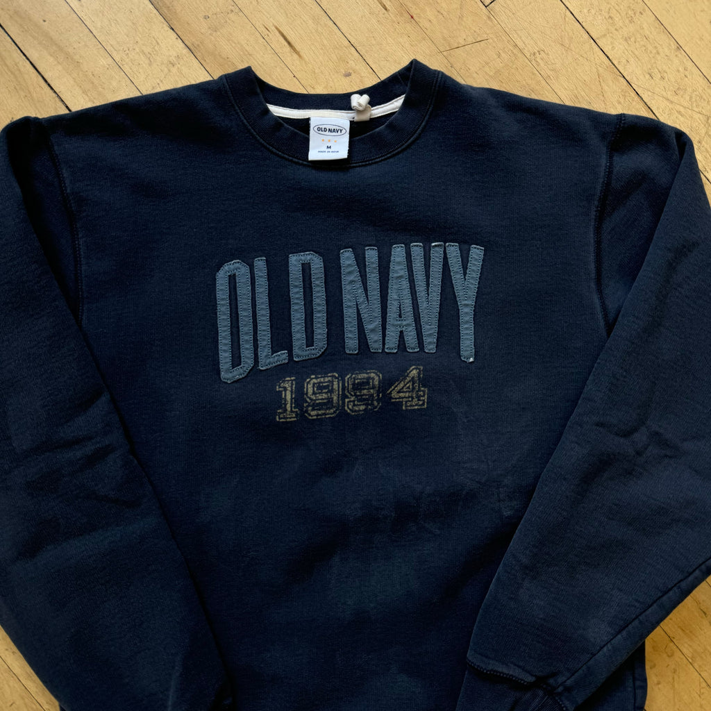 Y2K Old Navy SpellOut CrewNeck Sz M