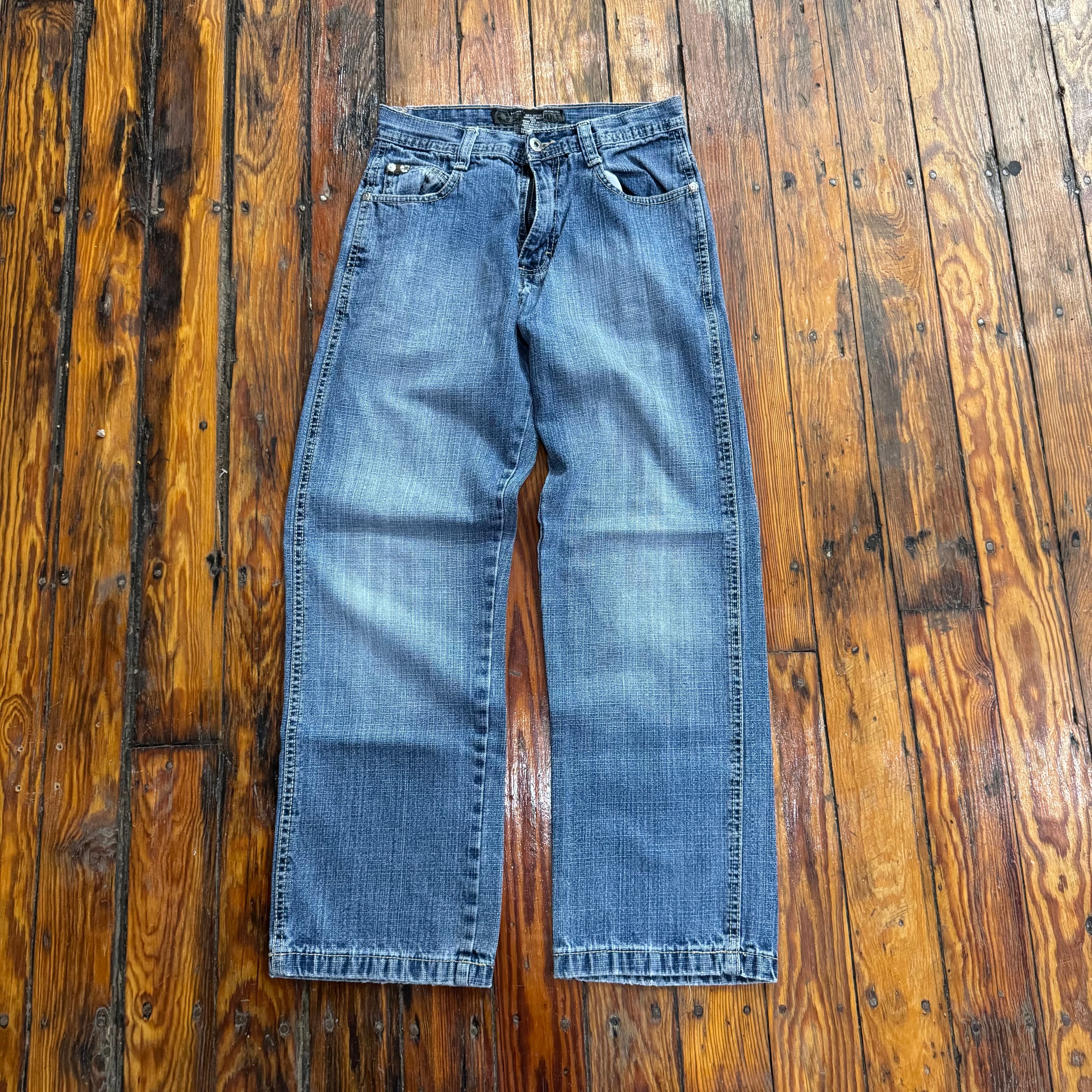 Y2K Baggy SouthPole Denim Jeans Sz 14