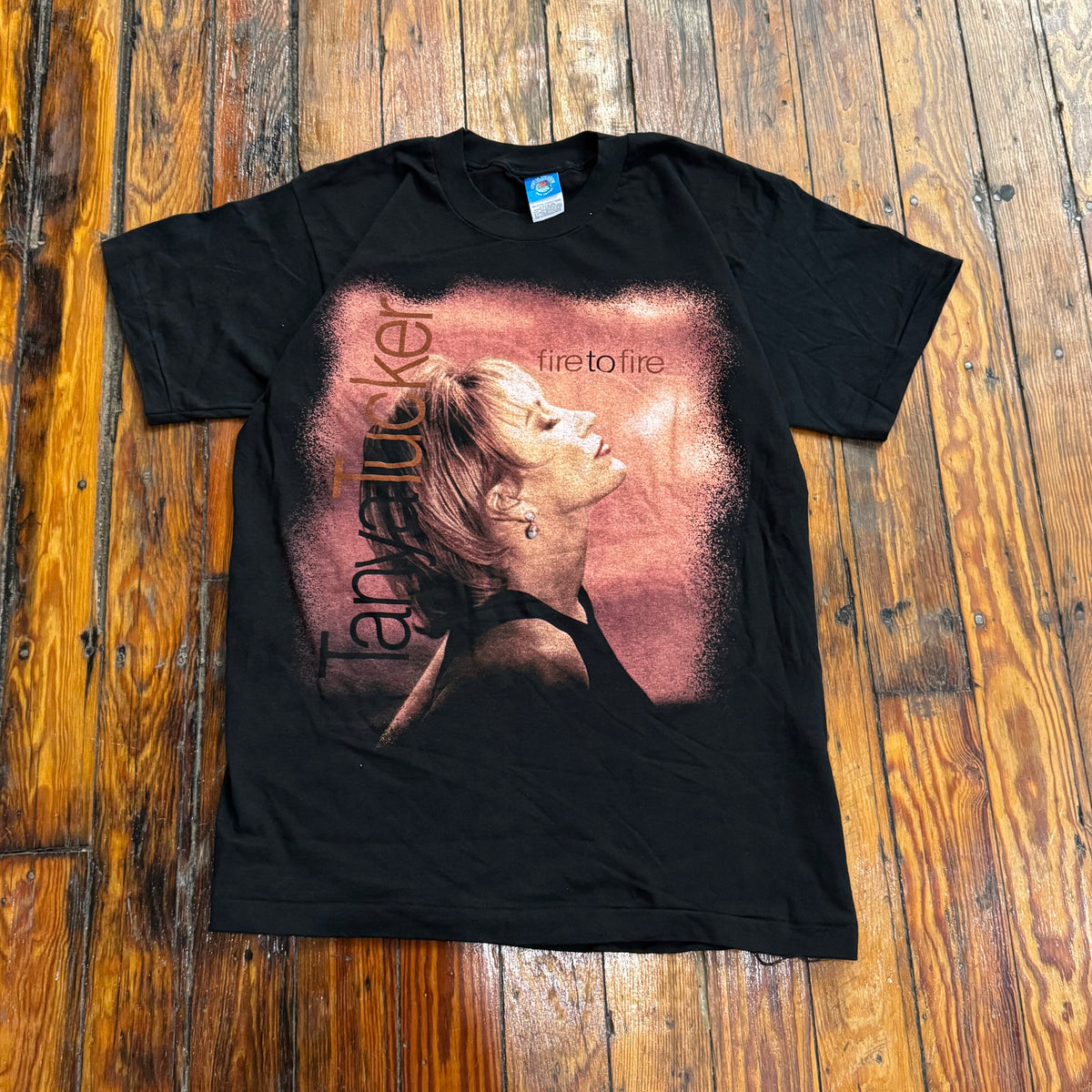 Vintage Tanya Tucker Fire to Fire T-shirt Sz L