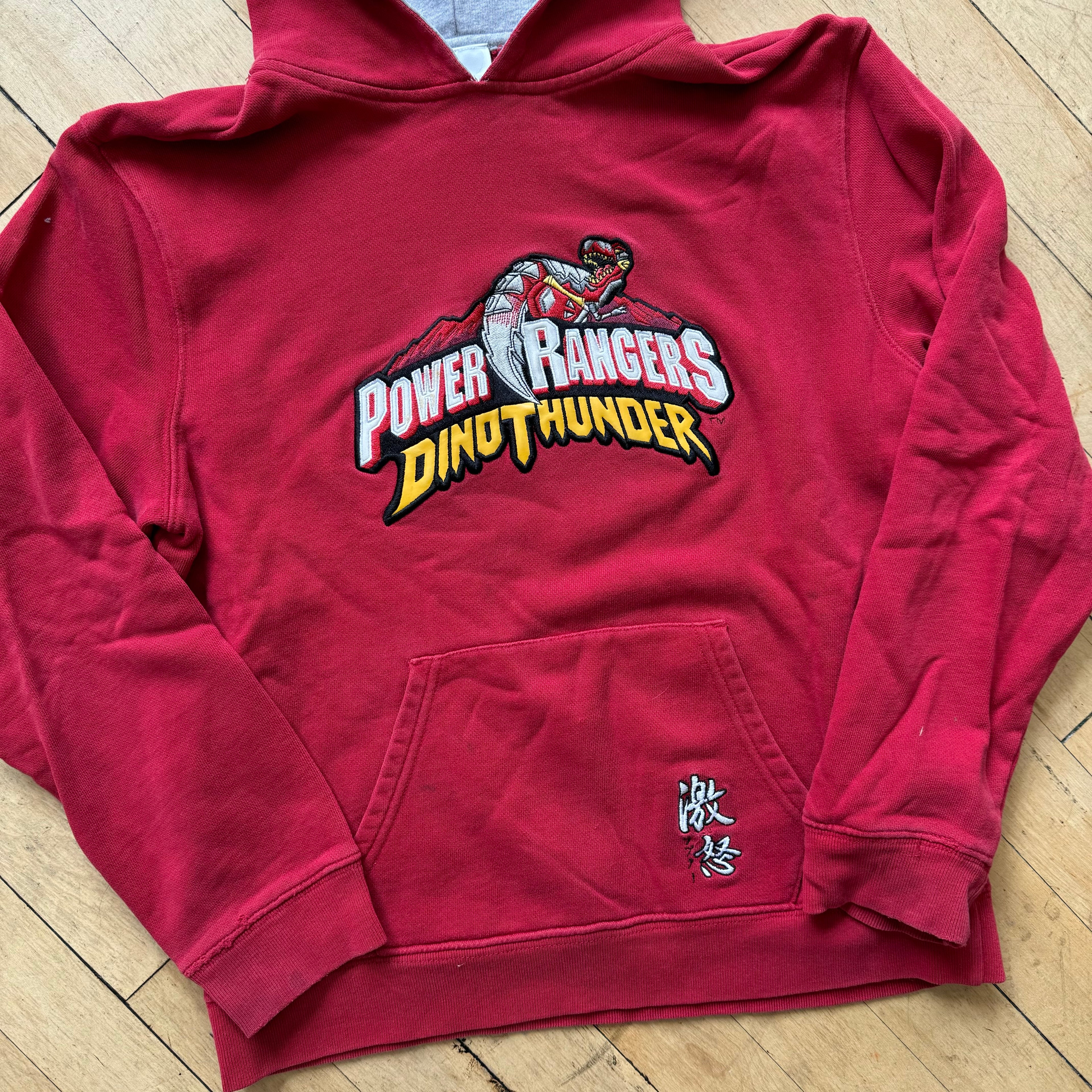 Vintage Power Rangers Disney Hoodie Sz YTH M