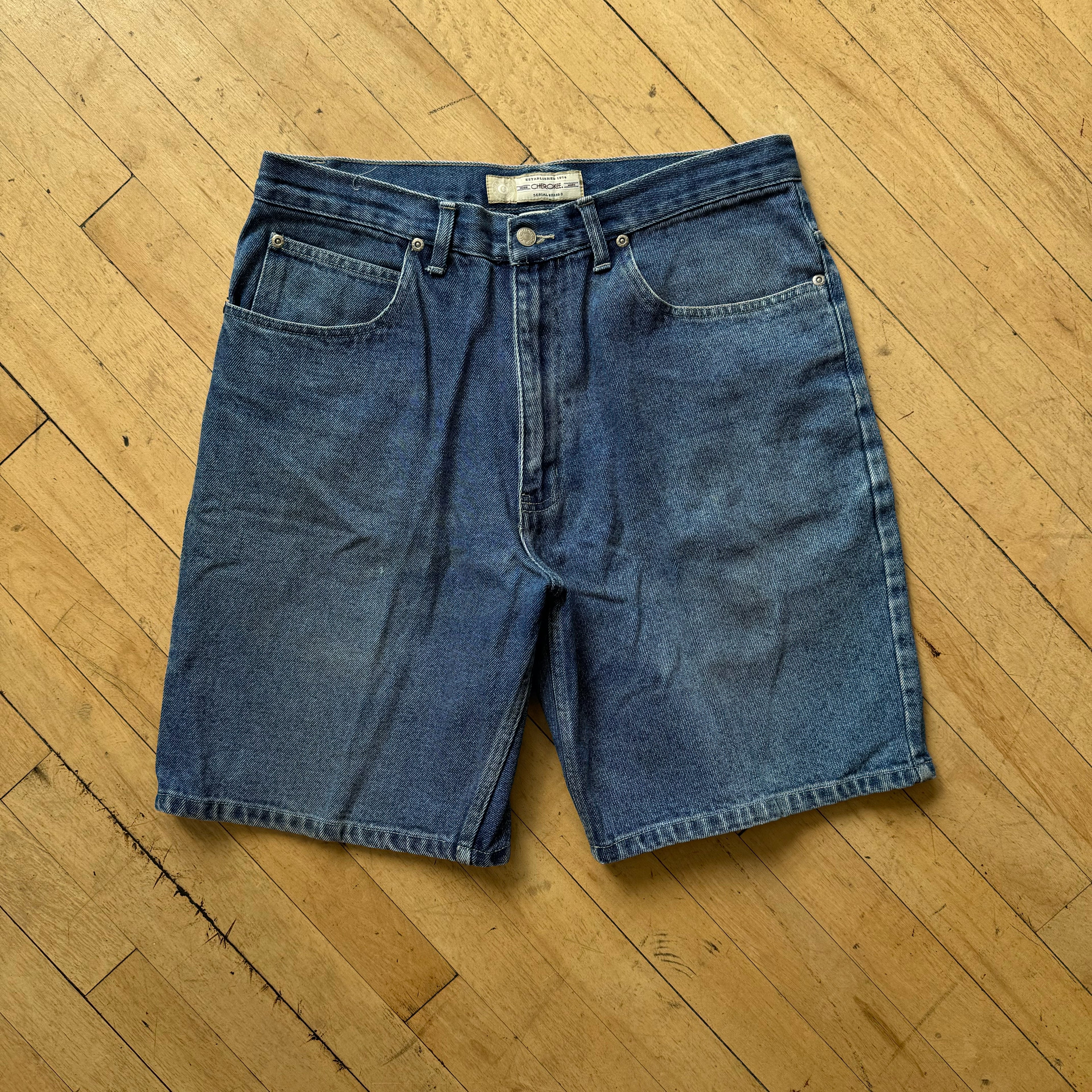 Vintage Cherokee Denim Jean Shorts Sz 32