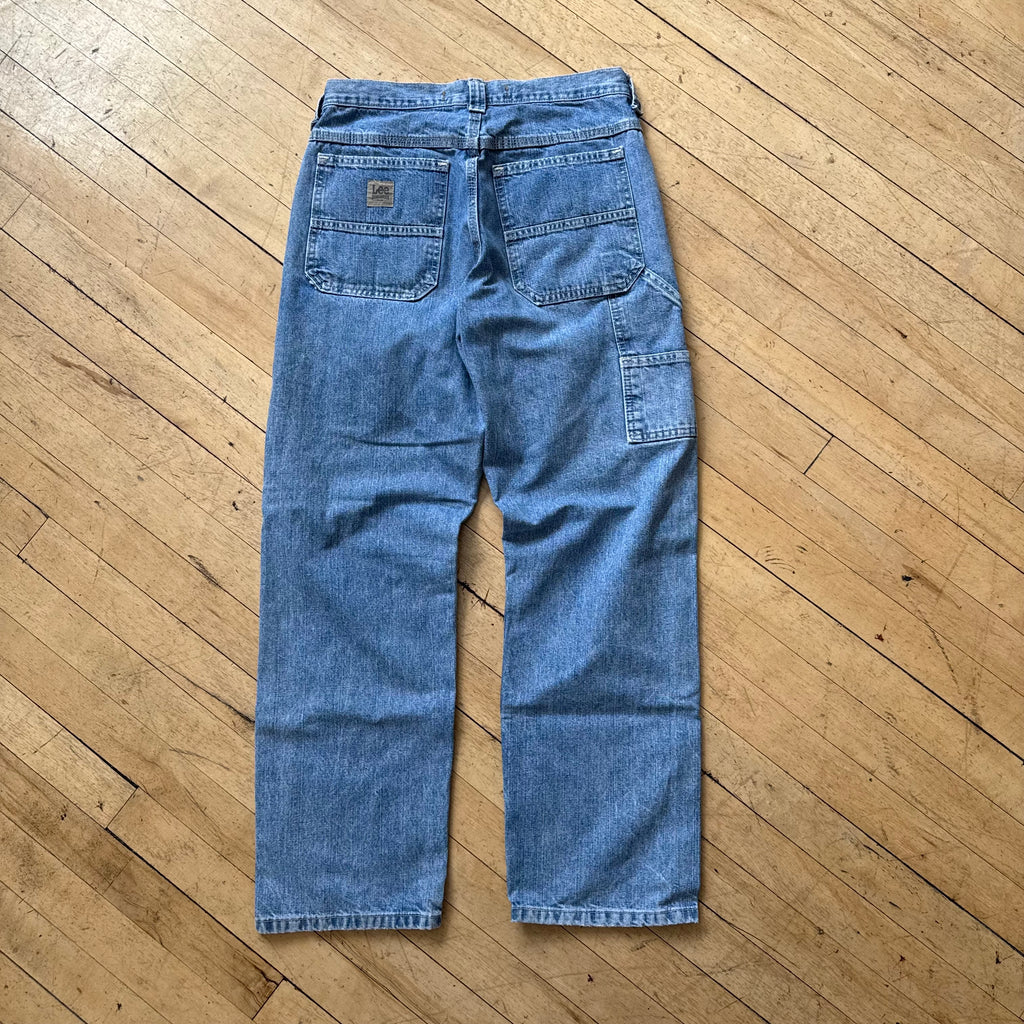 Vintage Lee Dungarees Denim Jeans Sz 30x30