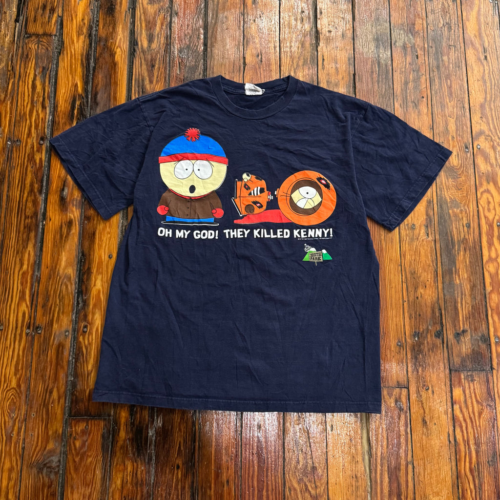Vintage They Killed Kenny South Park T-shirt Sz XL