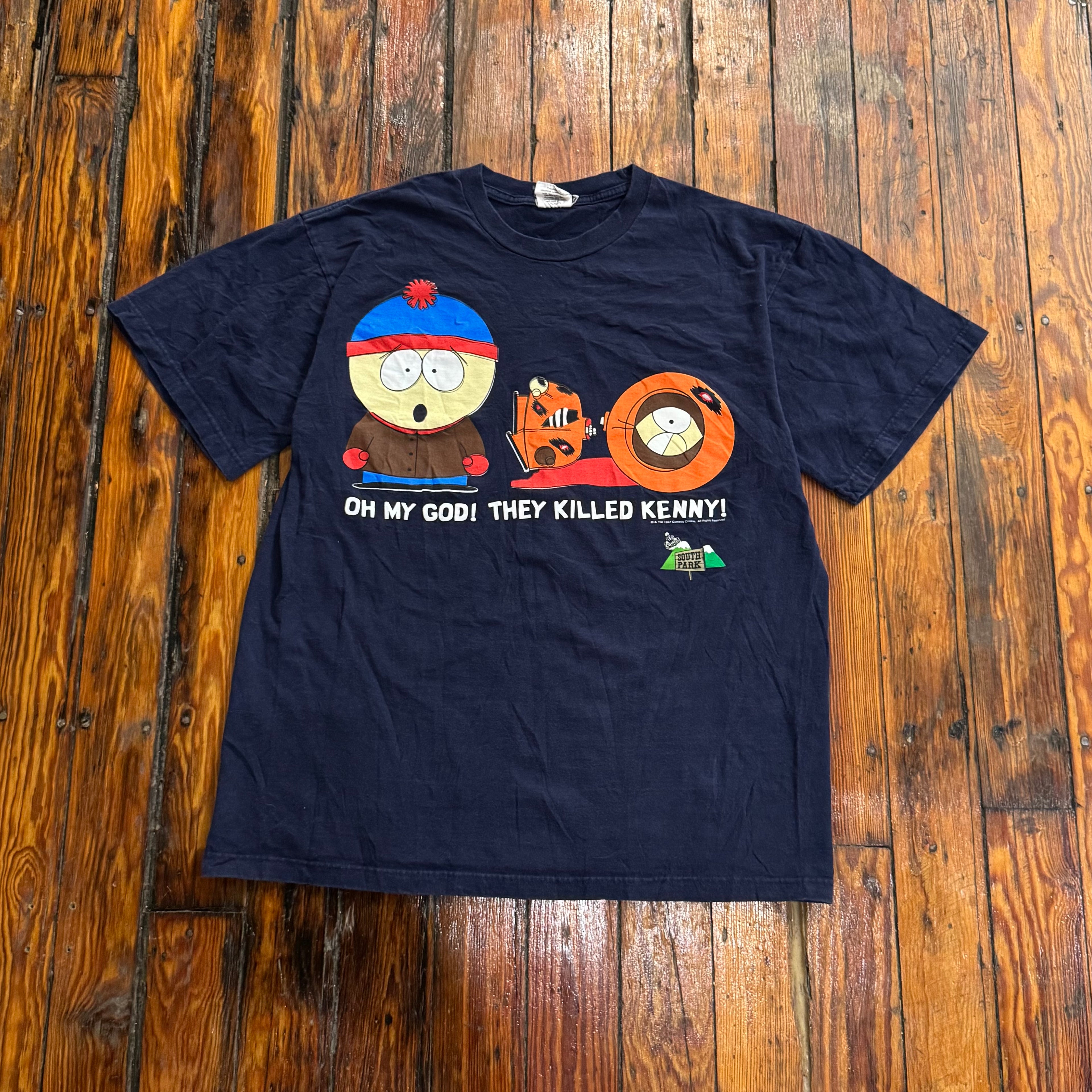 Vintage They Killed Kenny South Park T-shirt Sz XL