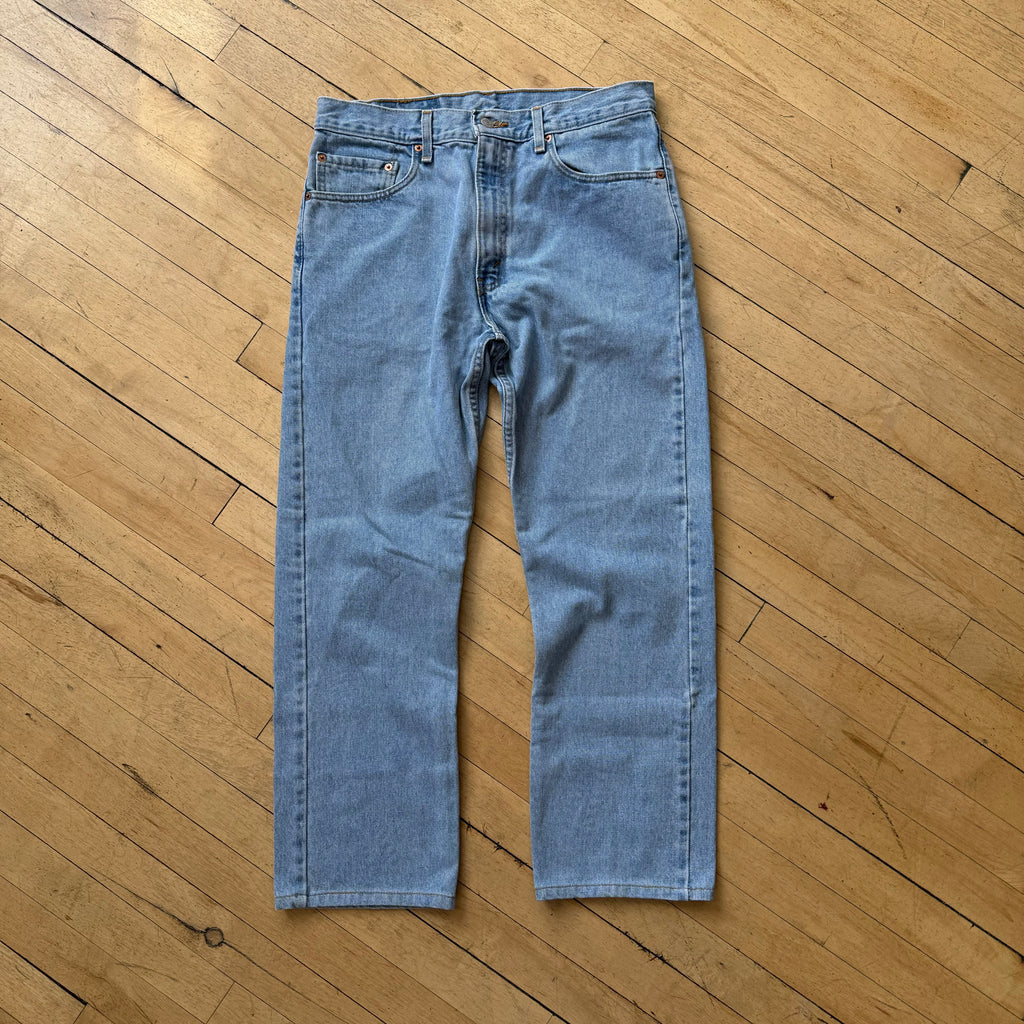 Vintage Light Wash Levi 505 Denim Jeans Sz 32x30