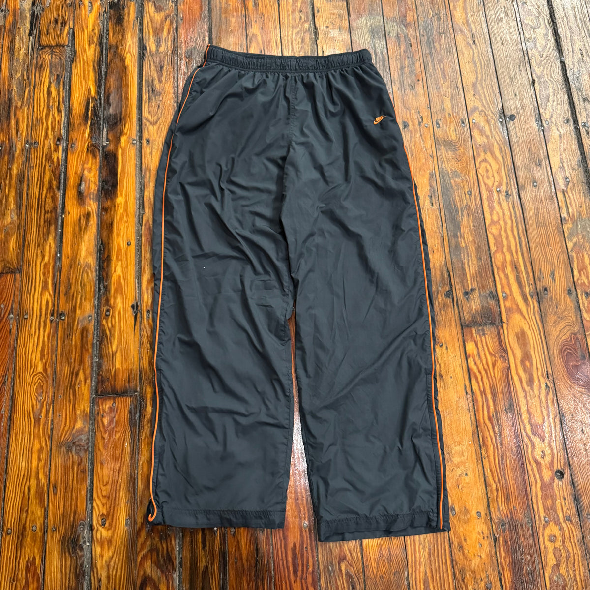 Vintage Nike Orange Stripe TrackPants Sz XXL