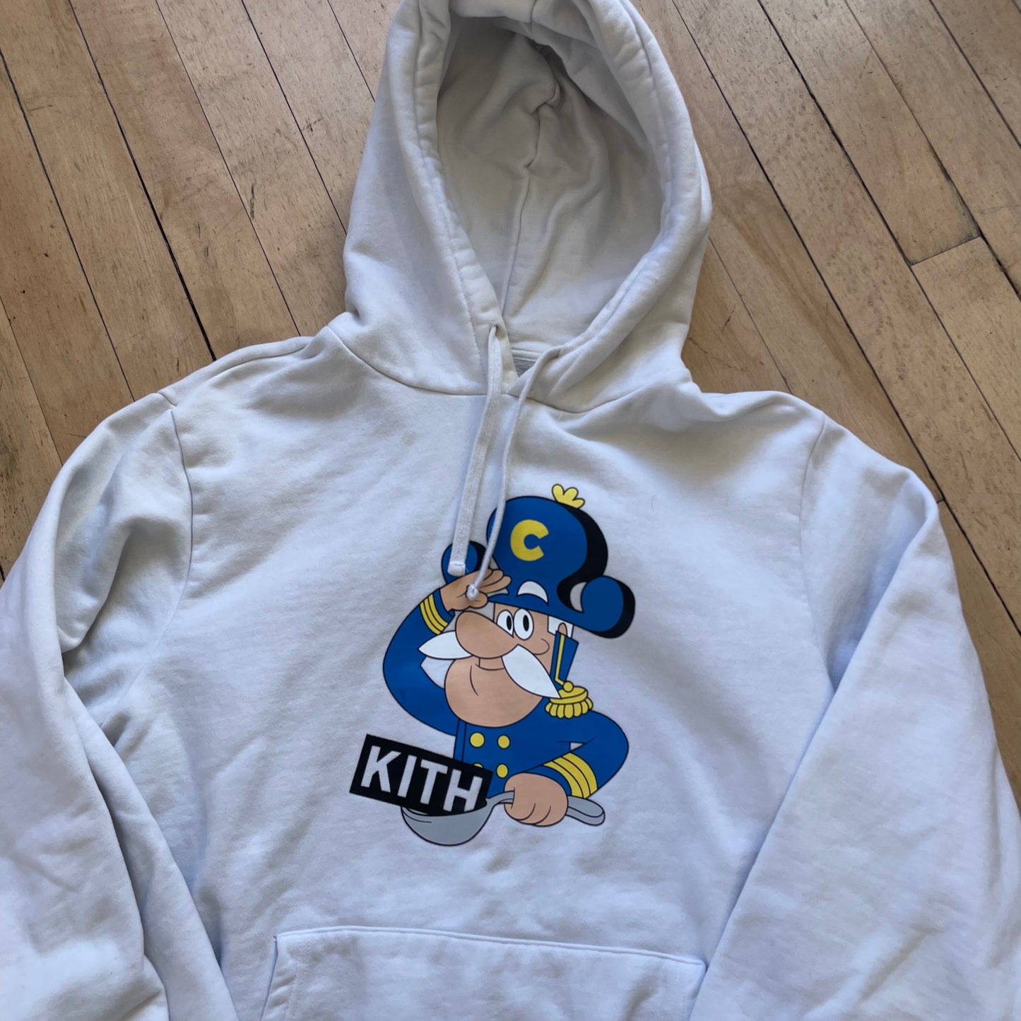 Captain Crunch X Kith White Hoodie Sz XS