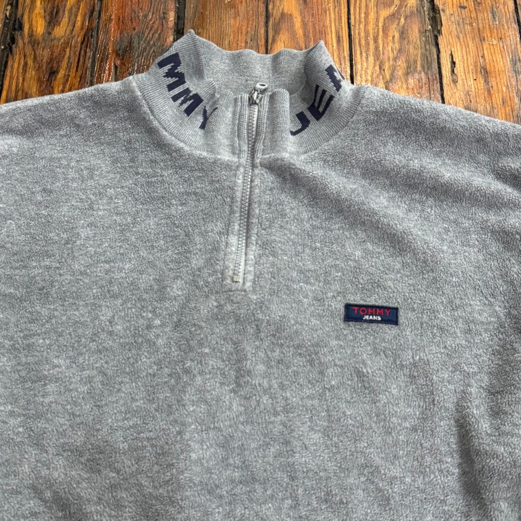Vintage Tommy Hilfiger Quarter Zip Fleece Sz XL