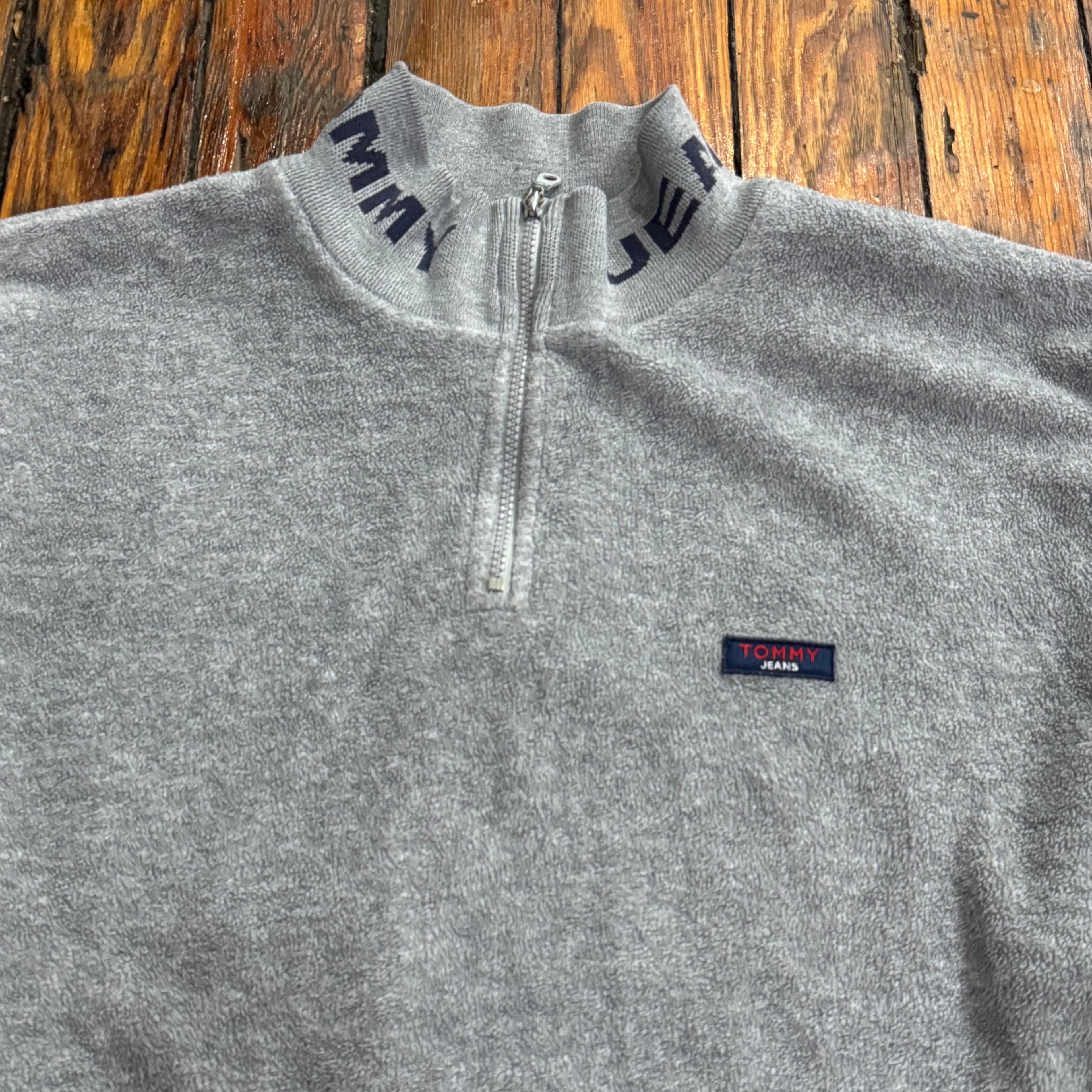 Vintage Tommy Hilfiger Quarter Zip Fleece Sz XL