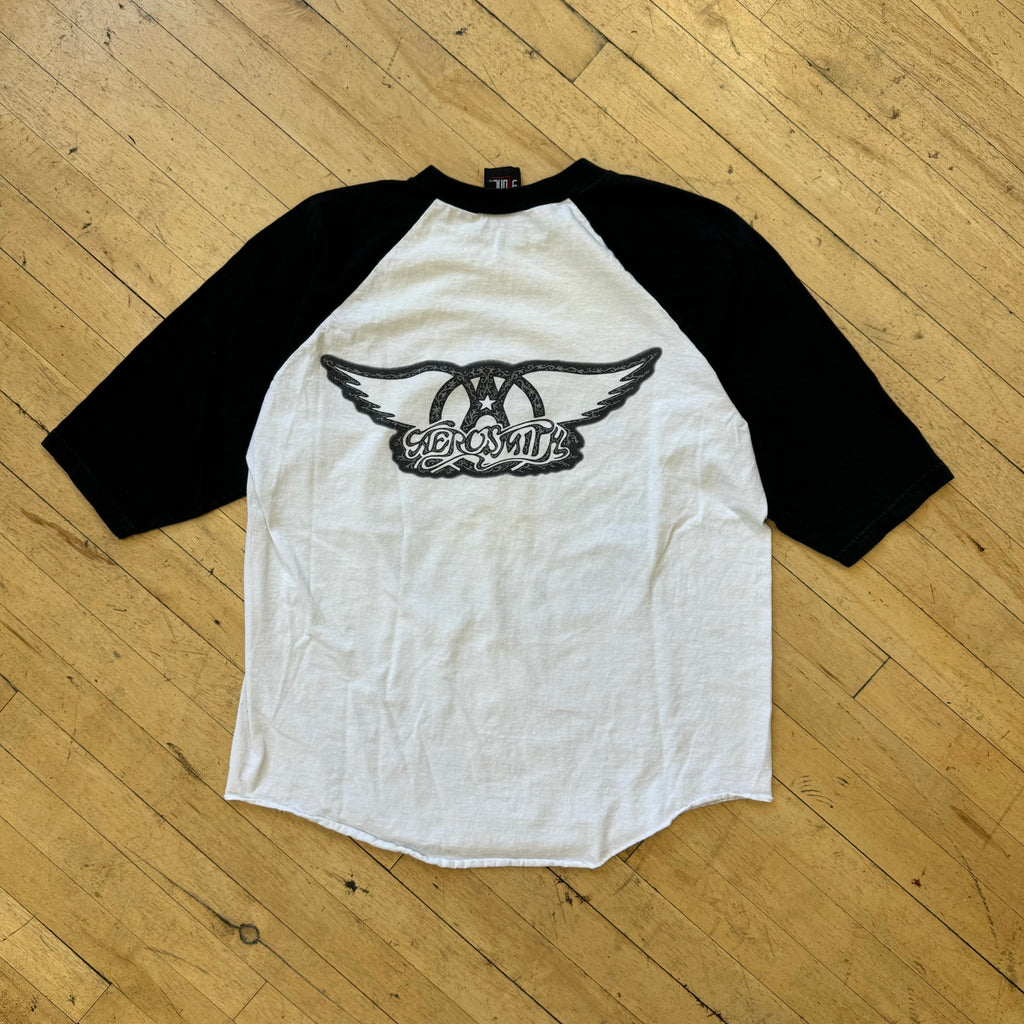 Vintage Aerosmith Band Baseball T-shirt Sz L