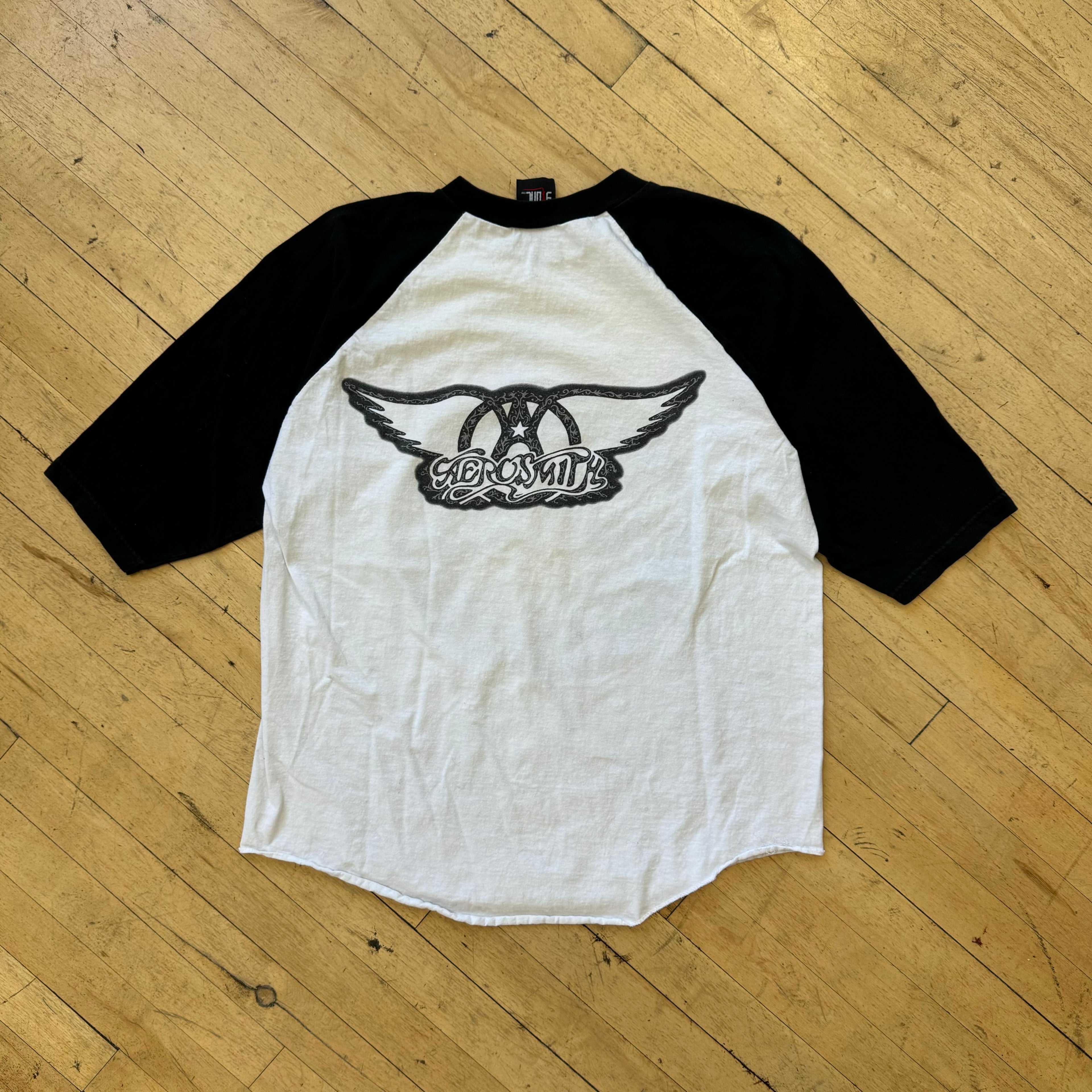 Vintage Aerosmith Band Baseball T-shirt Sz L
